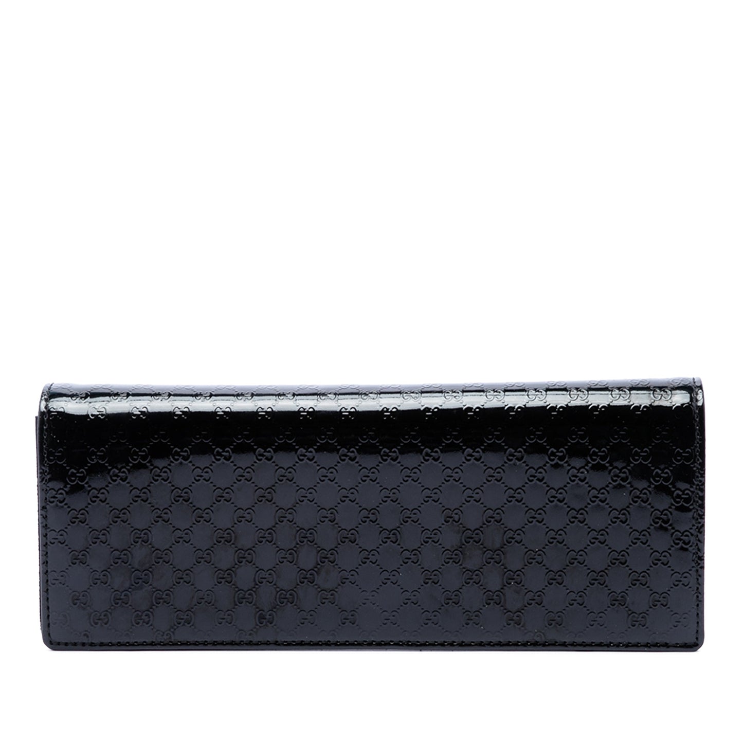 Gucci Microguccissima Patent Broadway Clutch