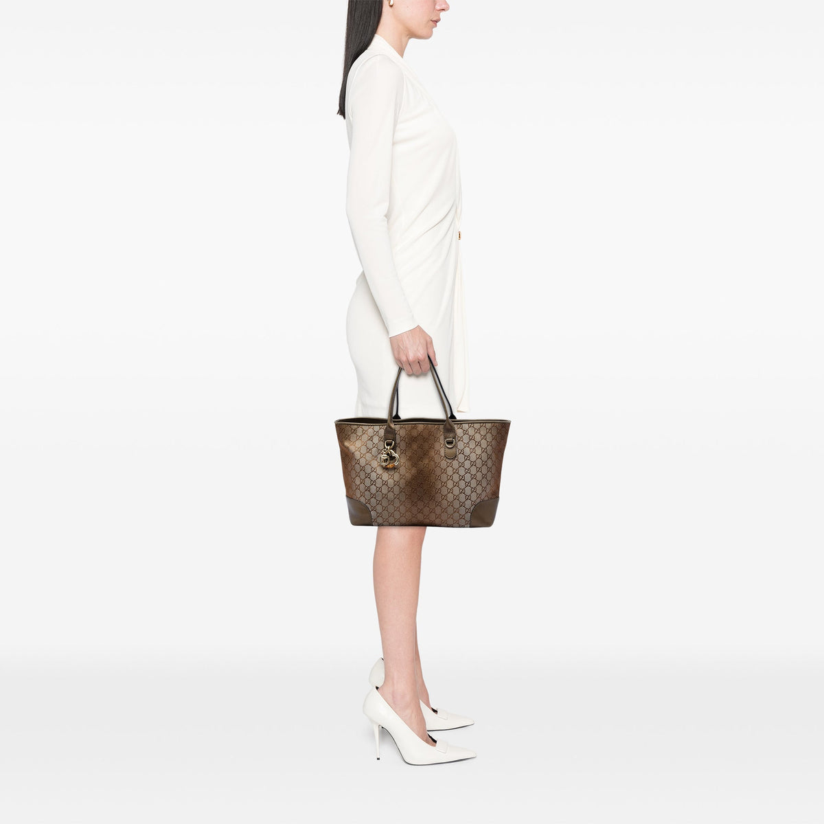 Gucci GG Lurex Heart Bit Tote