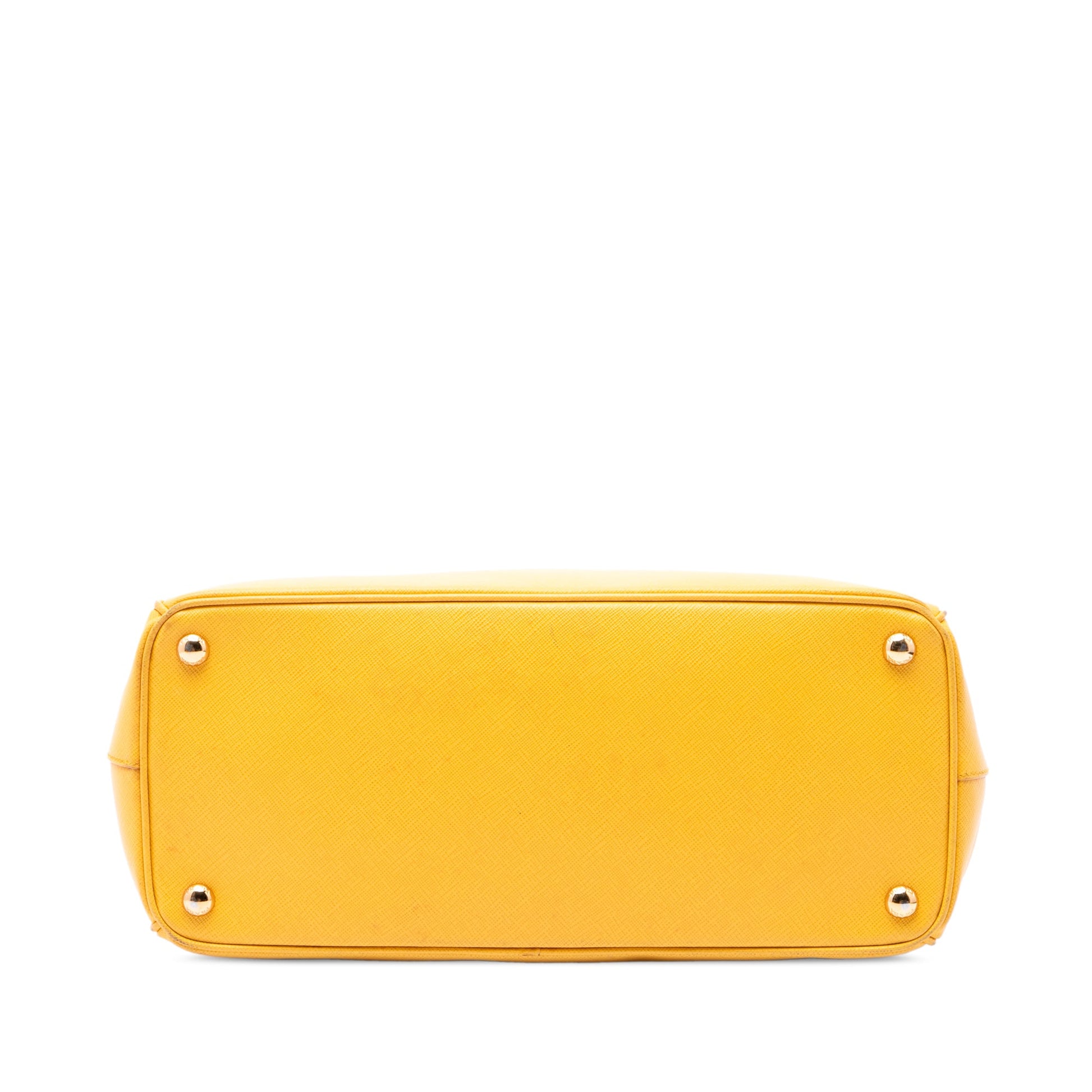 Prada Medium Saffiano Lux Galleria Double Zip Satchel