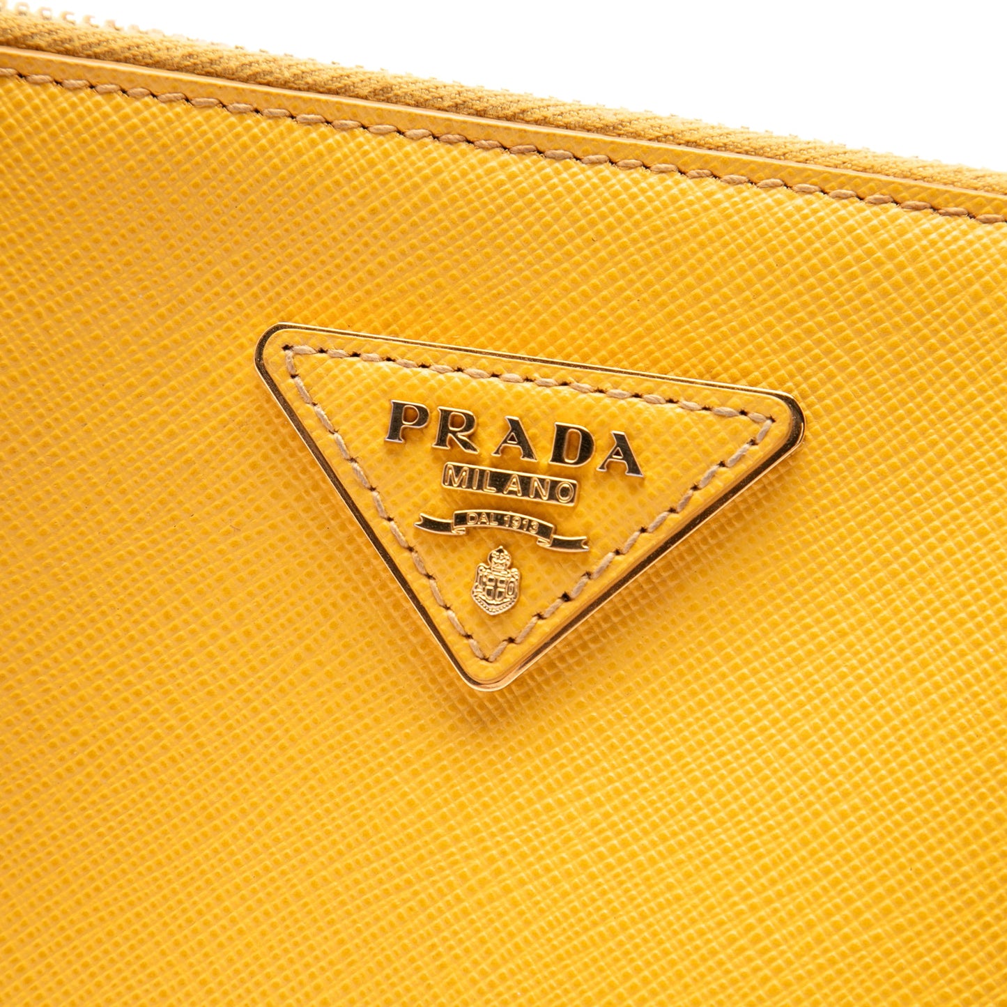 Prada Medium Saffiano Lux Galleria Double Zip Satchel