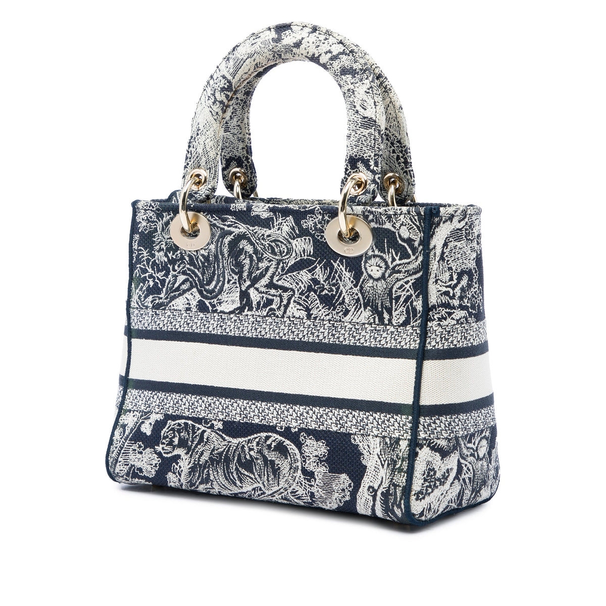 Dior Medium Embroidered Canvas Toile de Jouy Lady D Lite
