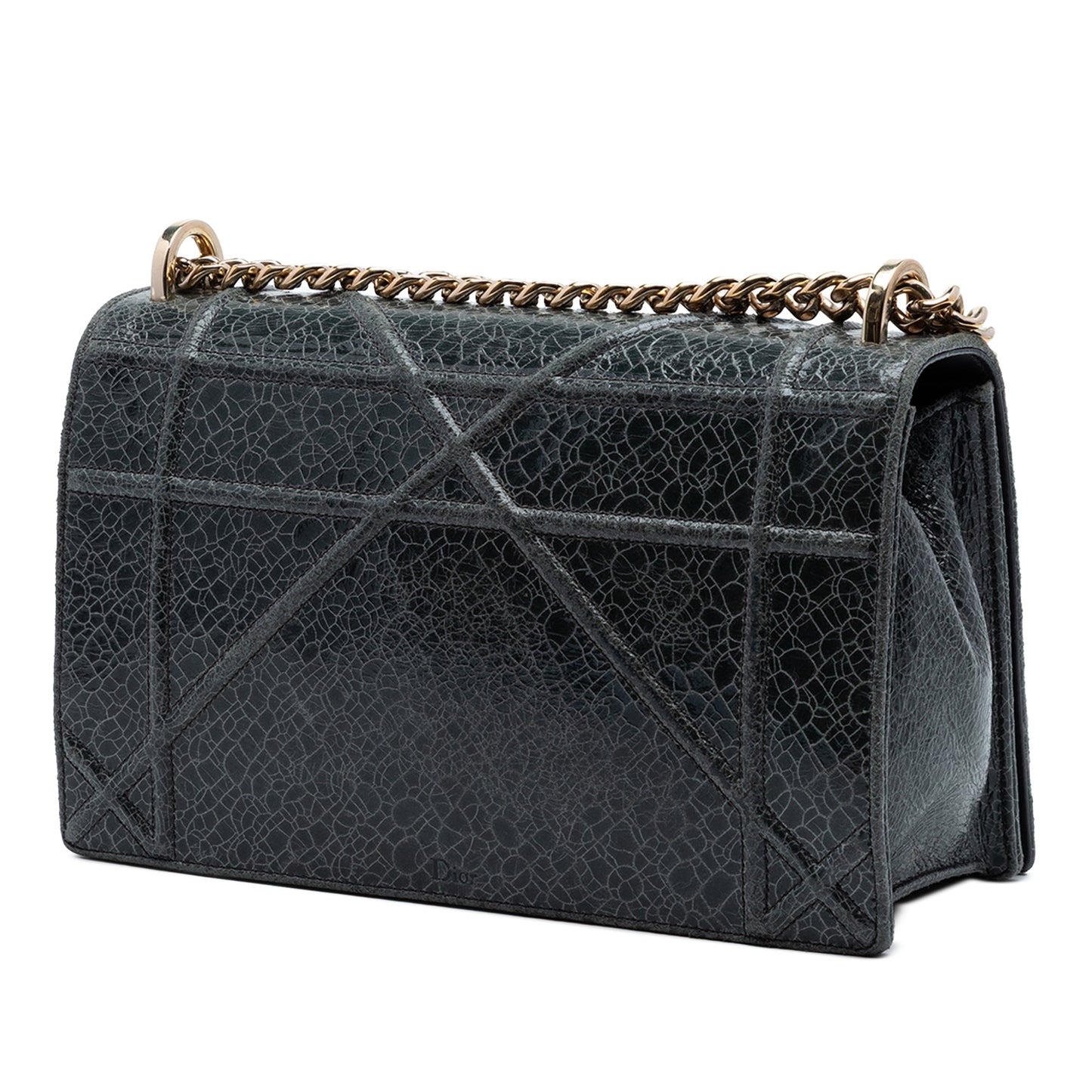 Dior Medium Crackled Deerskin Diorama Flap