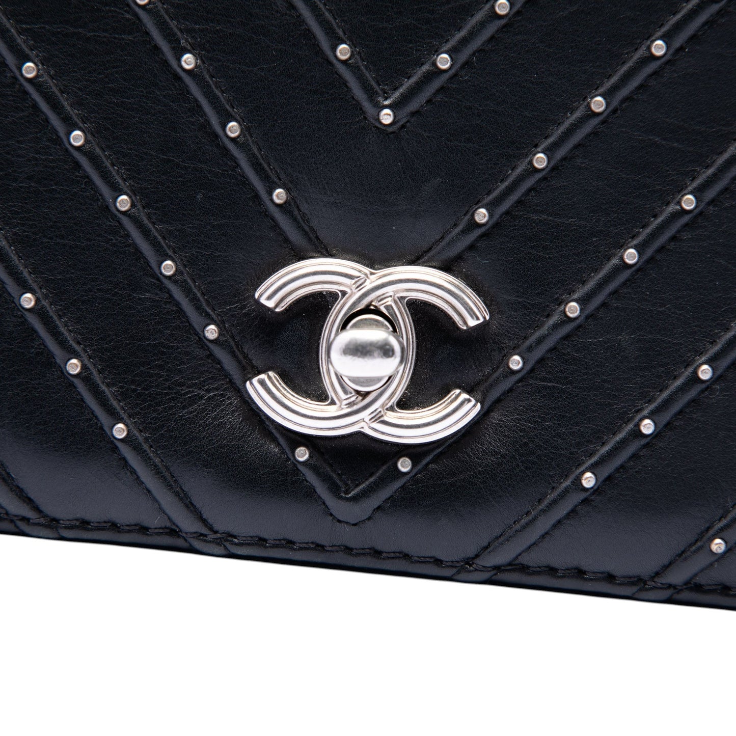 Chanel Chevron Lambskin Stud Wars Full Flap