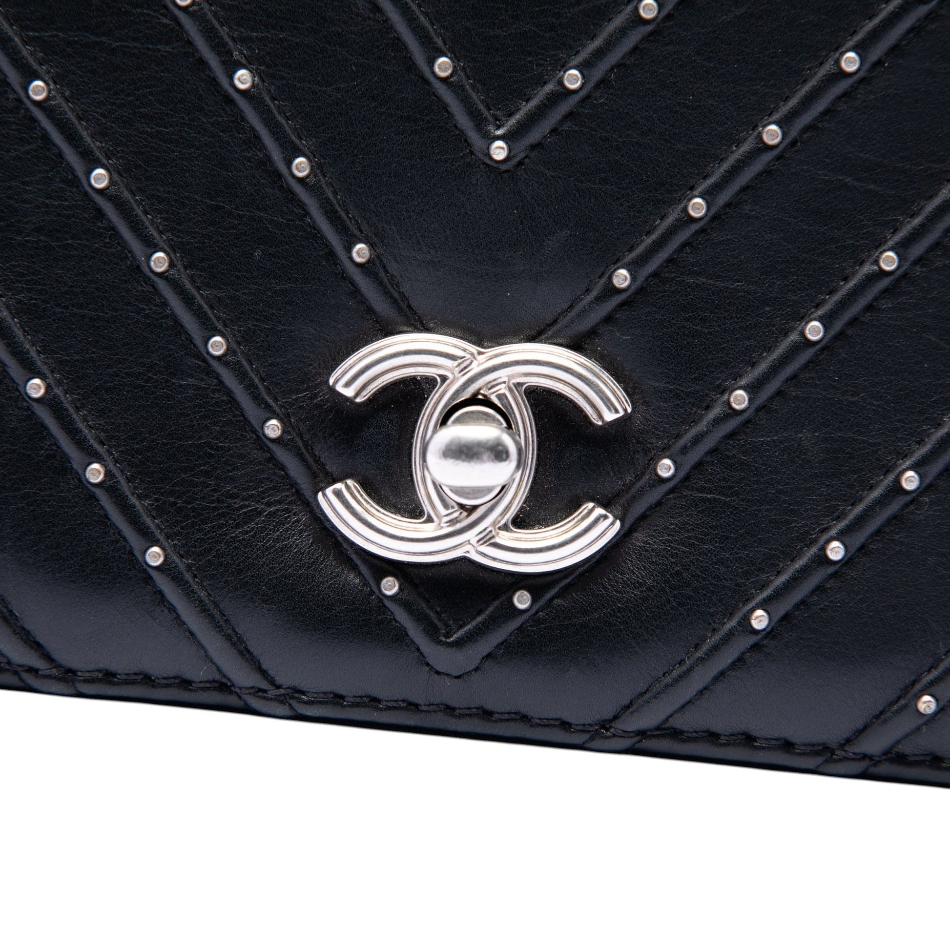 Chanel Chevron Lambskin Stud Wars Full Flap