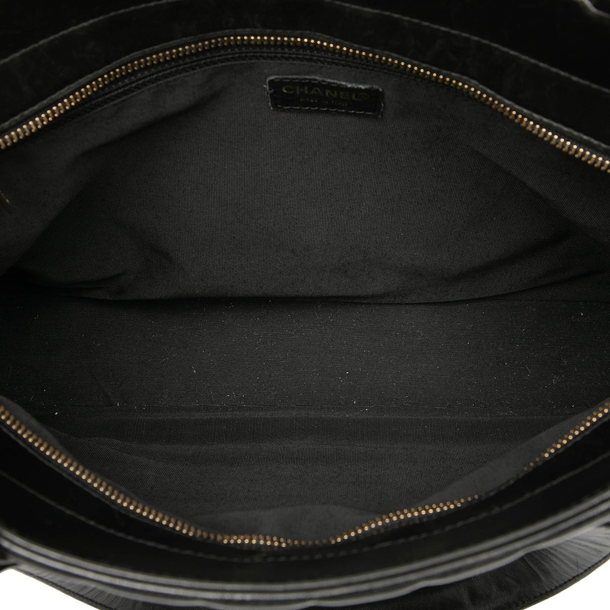 Chanel CC Chocolate Bar Lambskin Tote