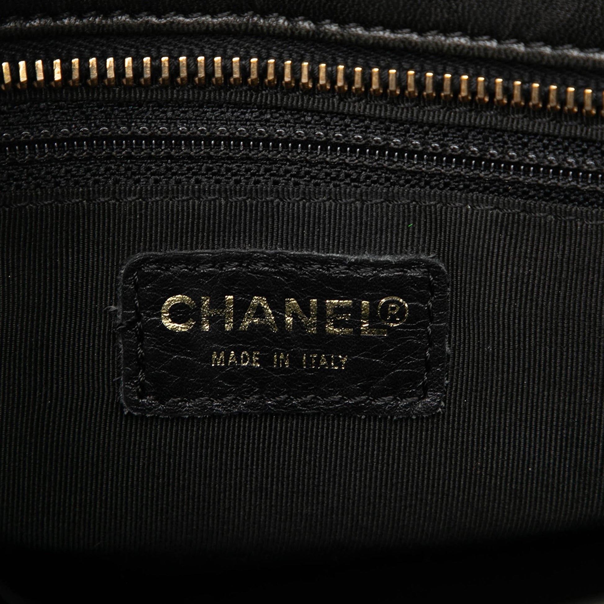 Chanel CC Chocolate Bar Lambskin Tote