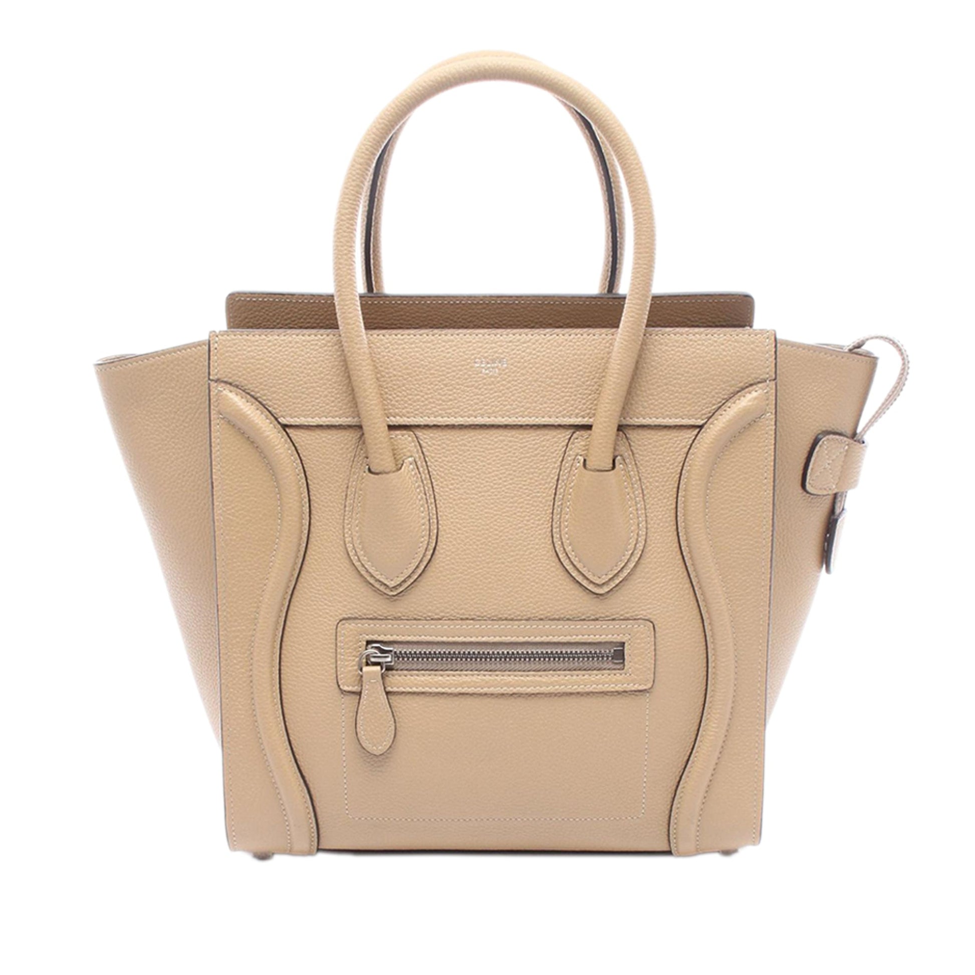 Celine Micro Leather Luggage Tote