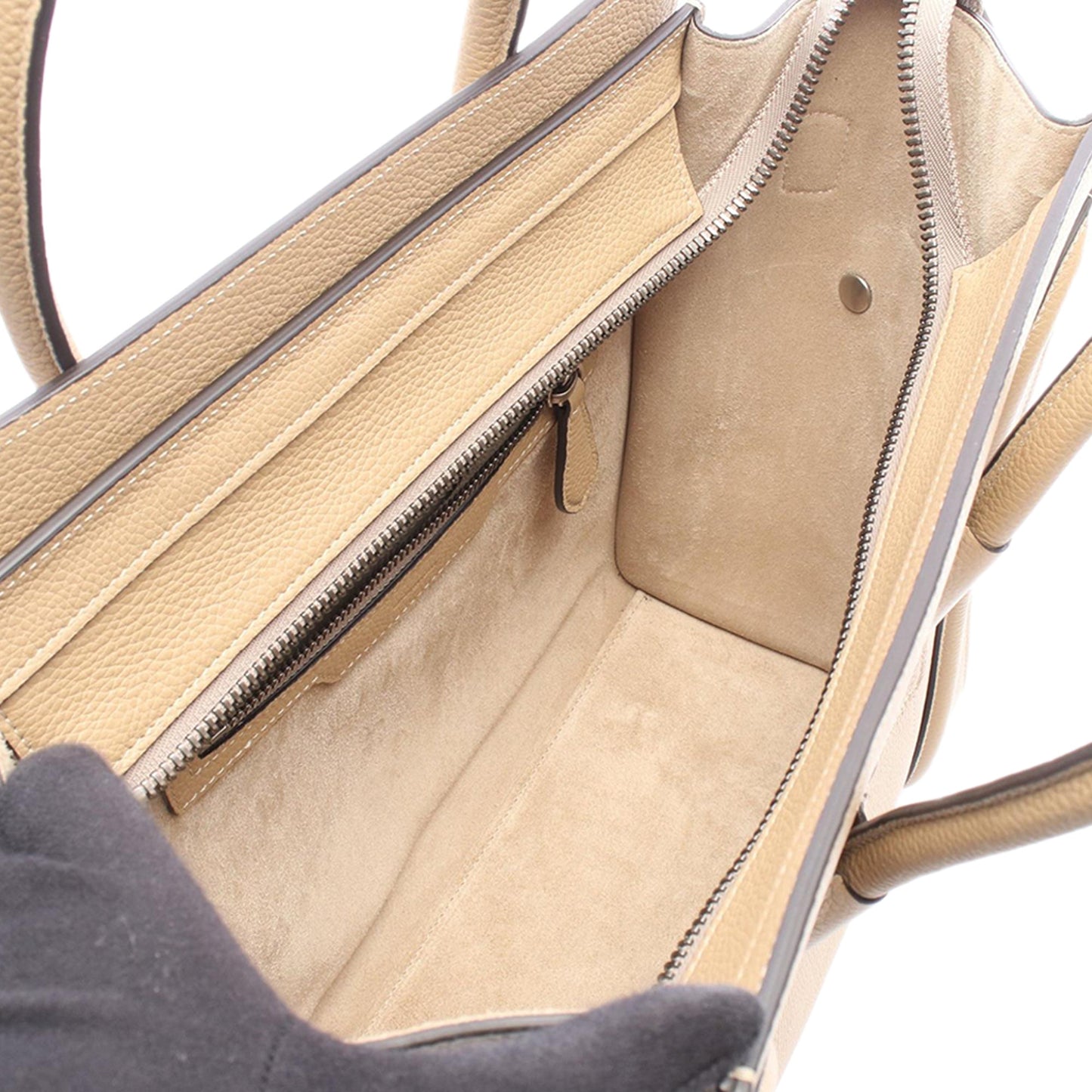 Celine Micro Leather Luggage Tote