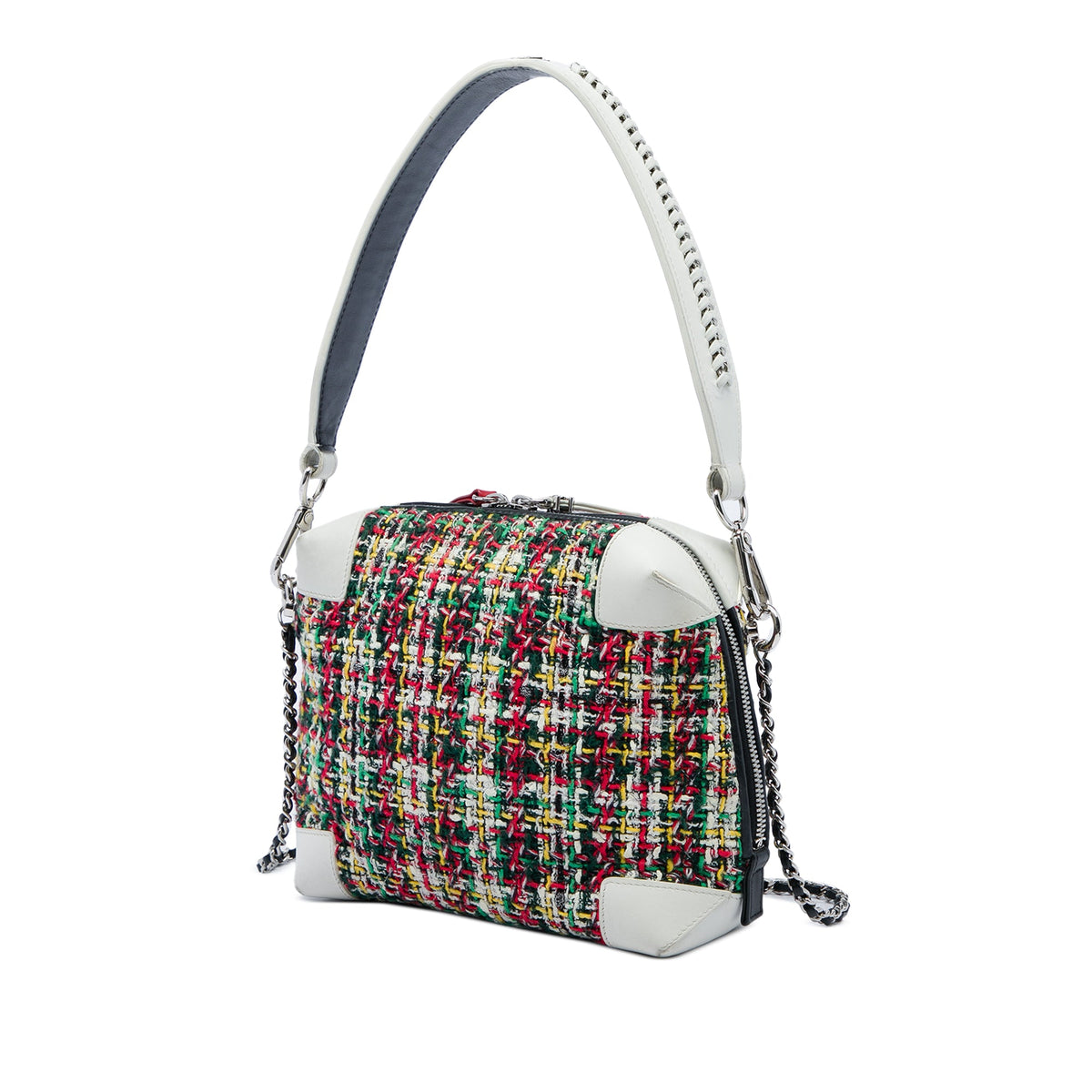 Chanel Tweed Street Allure Camera Bag — Red