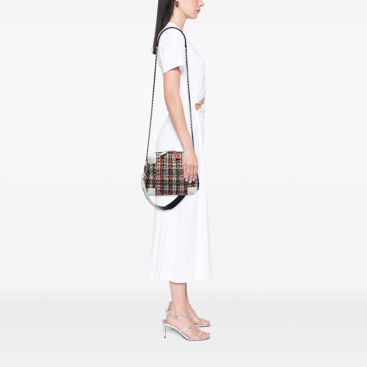 Chanel Tweed Street Allure Camera Bag — Red