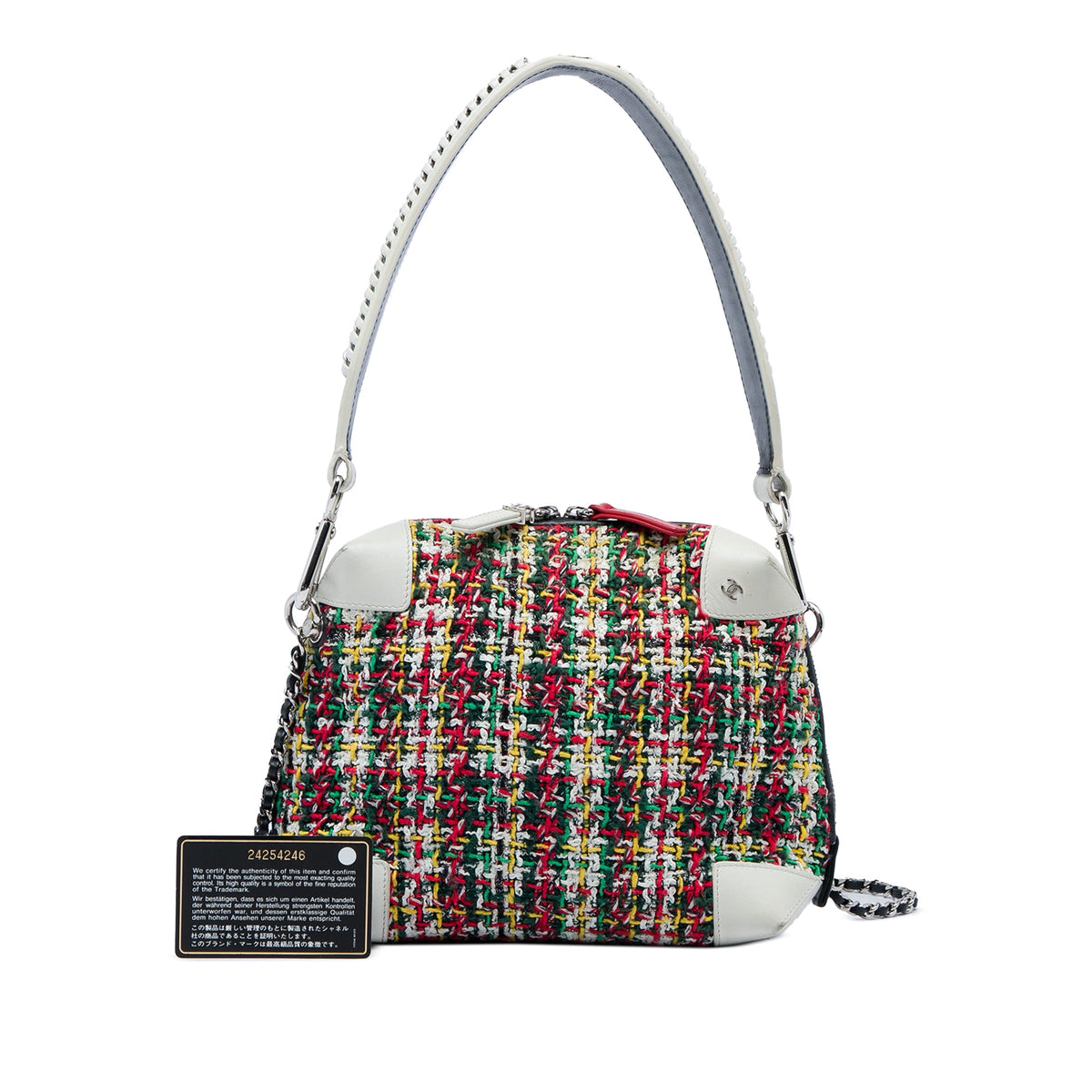 Chanel Tweed Street Allure Camera Bag — Red