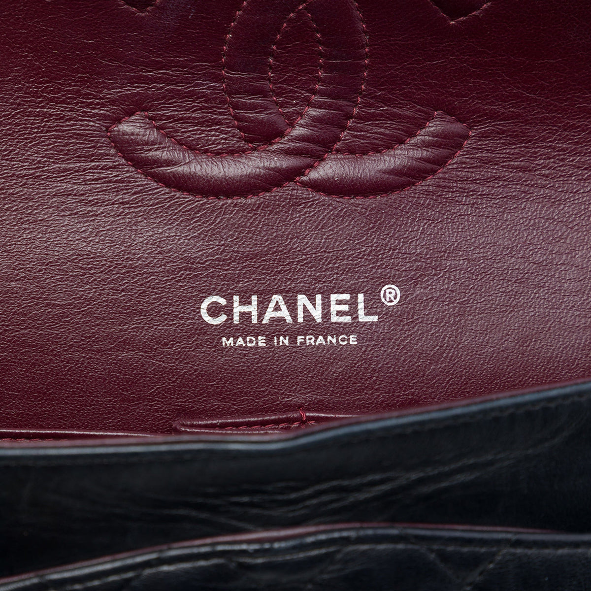 Chanel Medium Classic Lambskin Double Flap — Black