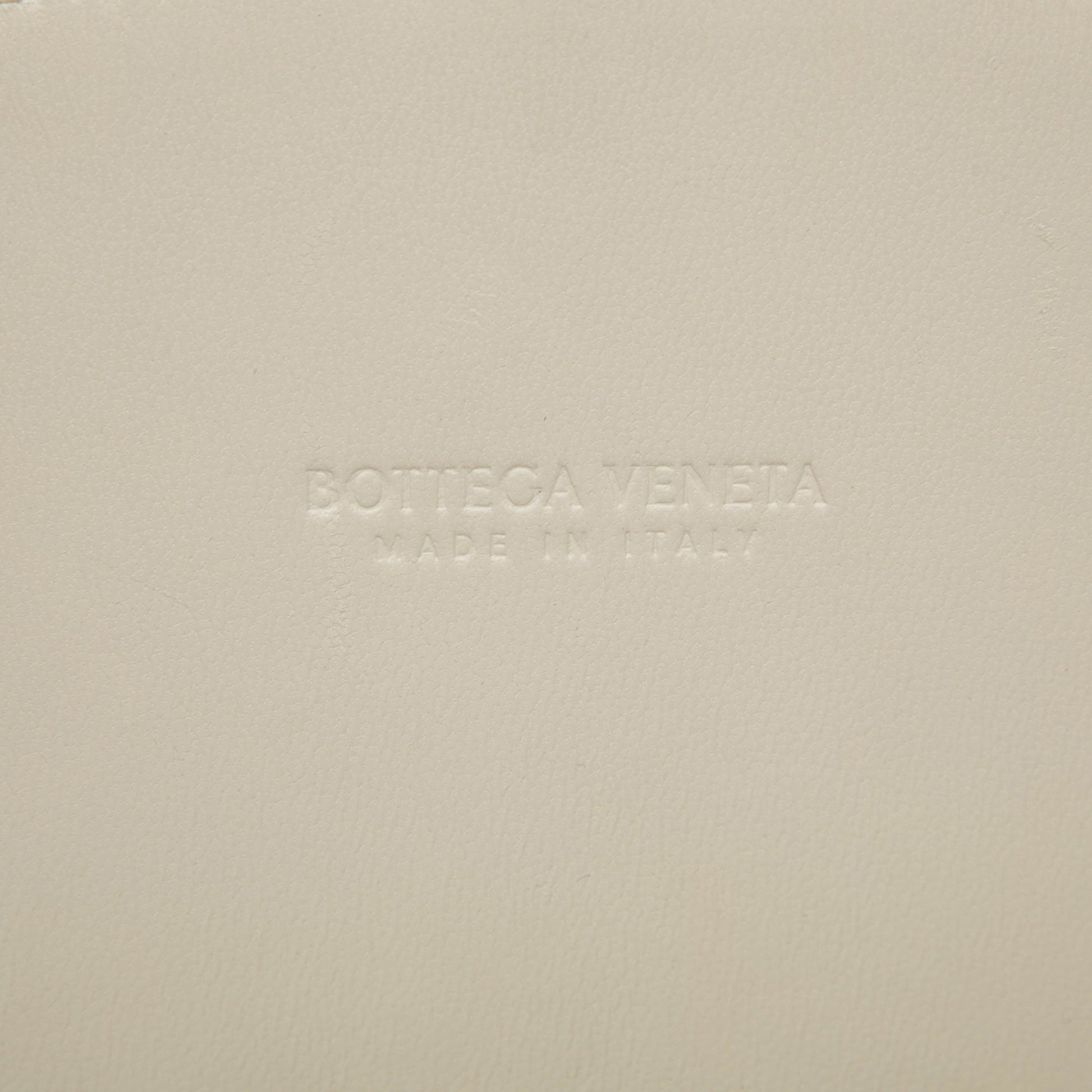 Bottega Veneta Brushed Calfskin Intrecciato Cradle Fold Over Shoulder Bag