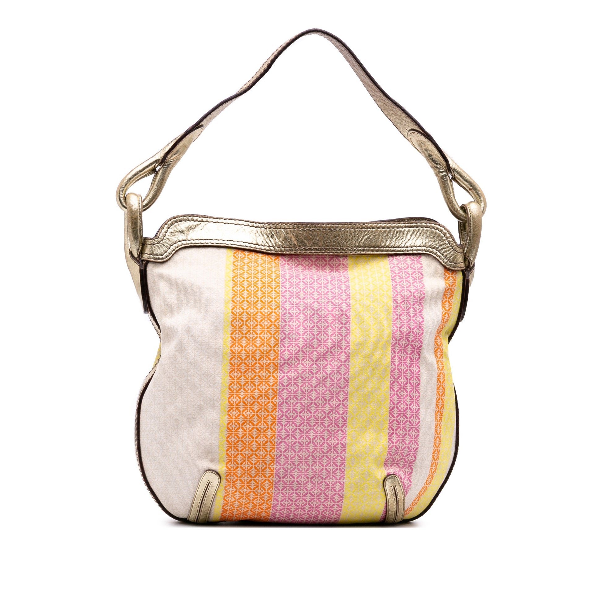 LOEWE Anagram Canvas New Road Shoulder Bag