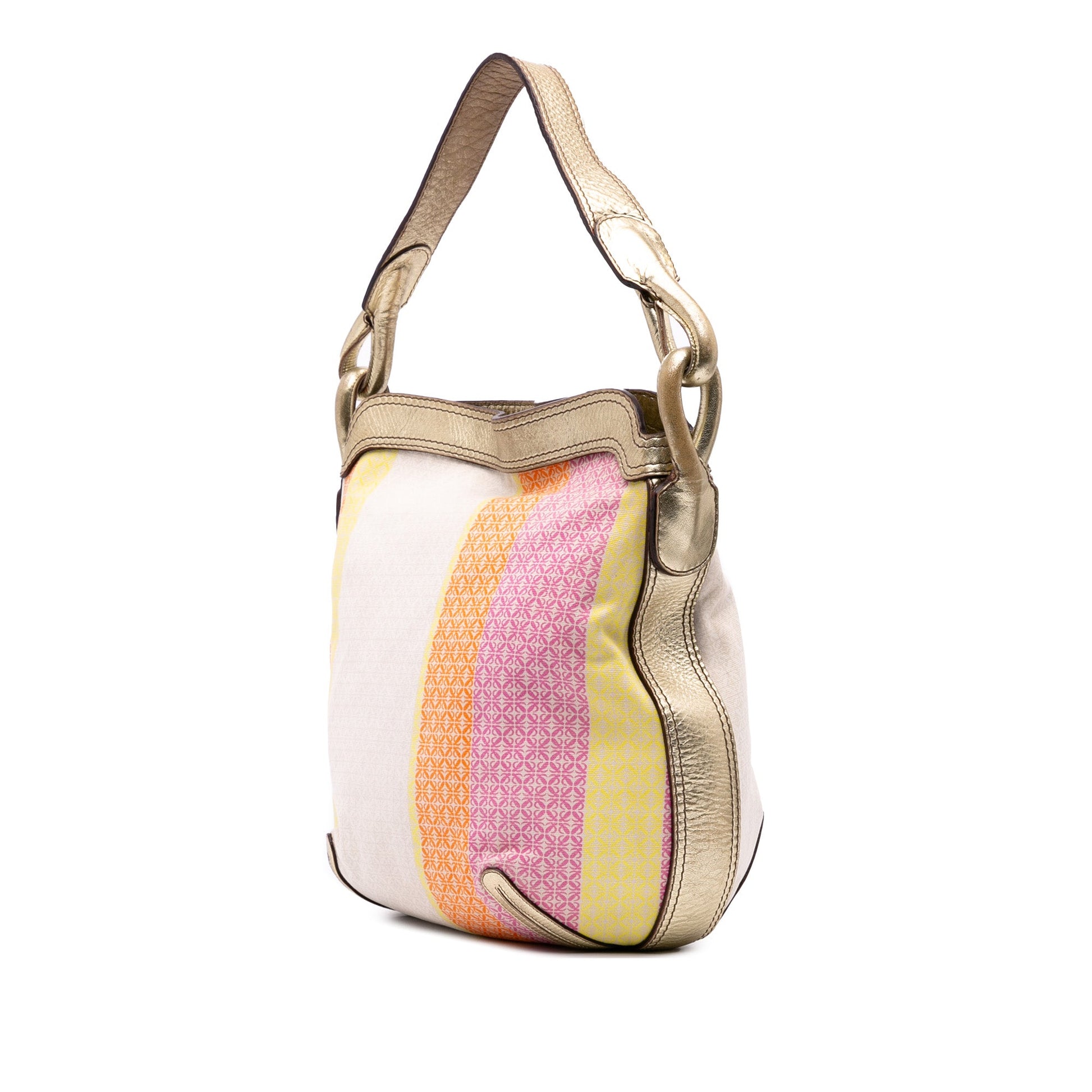 LOEWE Anagram Canvas New Road Shoulder Bag