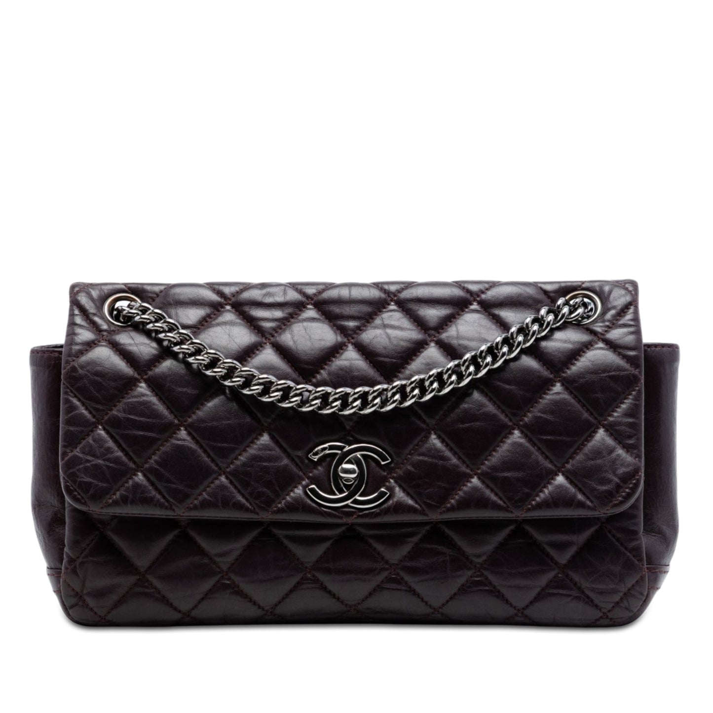 Chanel Small Aged Calfskin Lady Pearly Flap