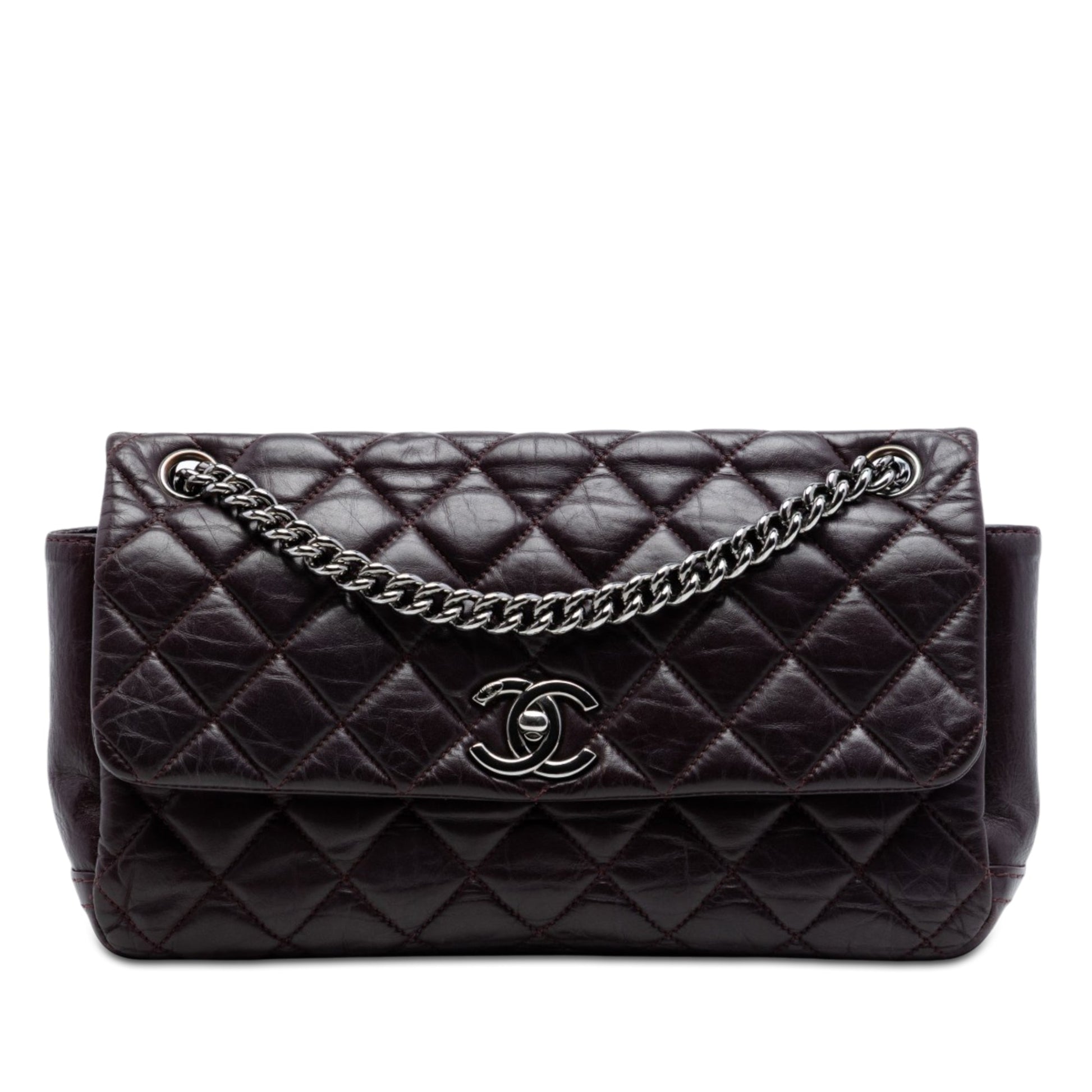 Chanel Small Aged Calfskin Lady Pearly Flap
