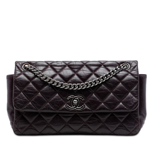 Chanel Small Aged Calfskin Lady Pearly Flap
