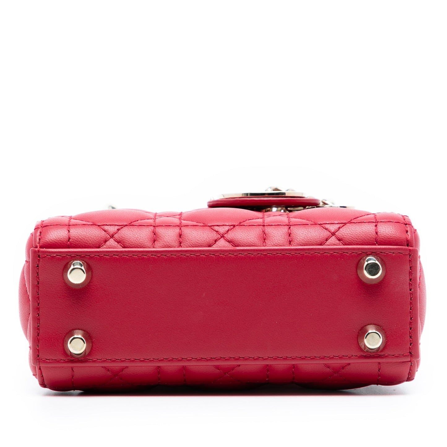 Dior Micro Lambskin Cannage Lady Dior