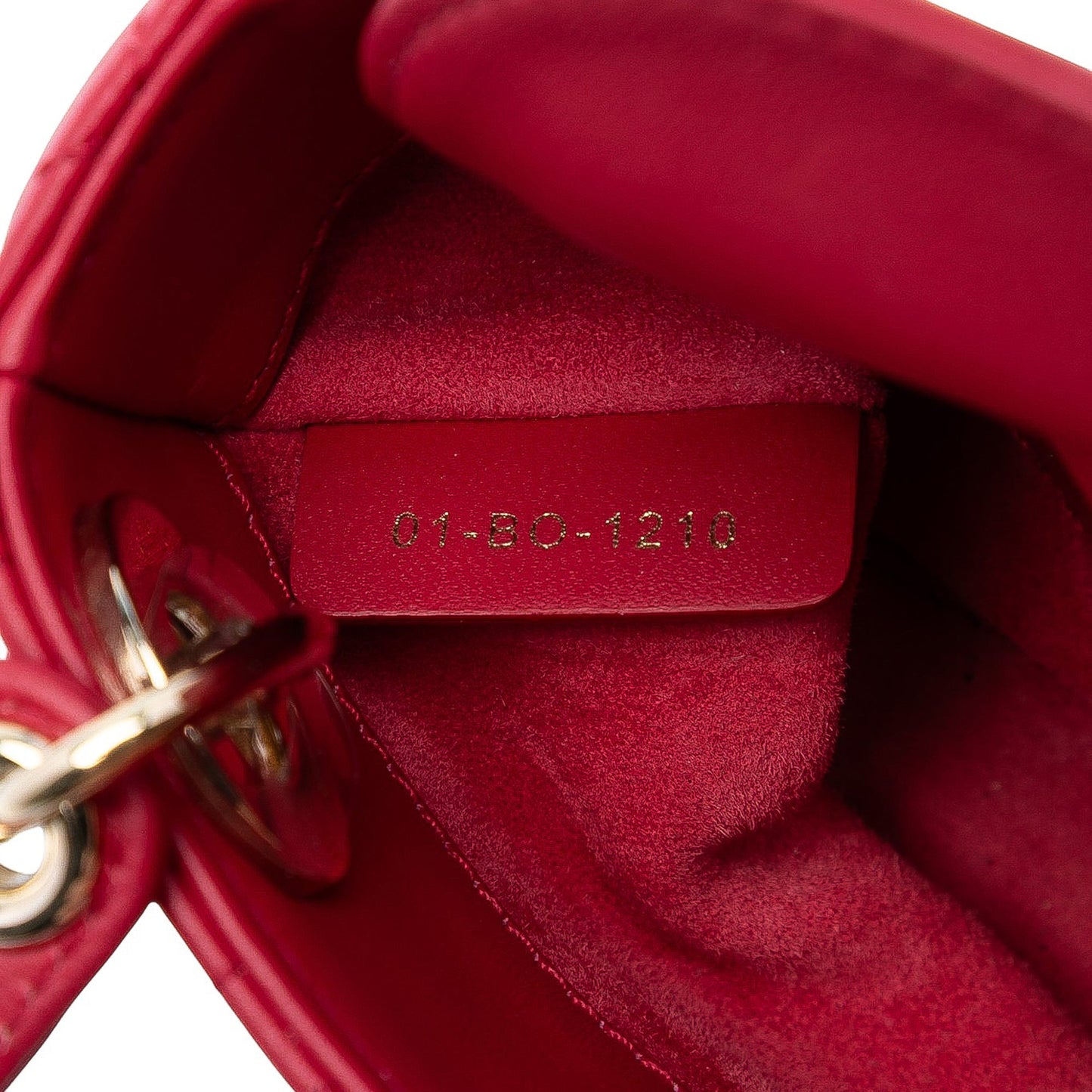 Dior Micro Lambskin Cannage Lady Dior