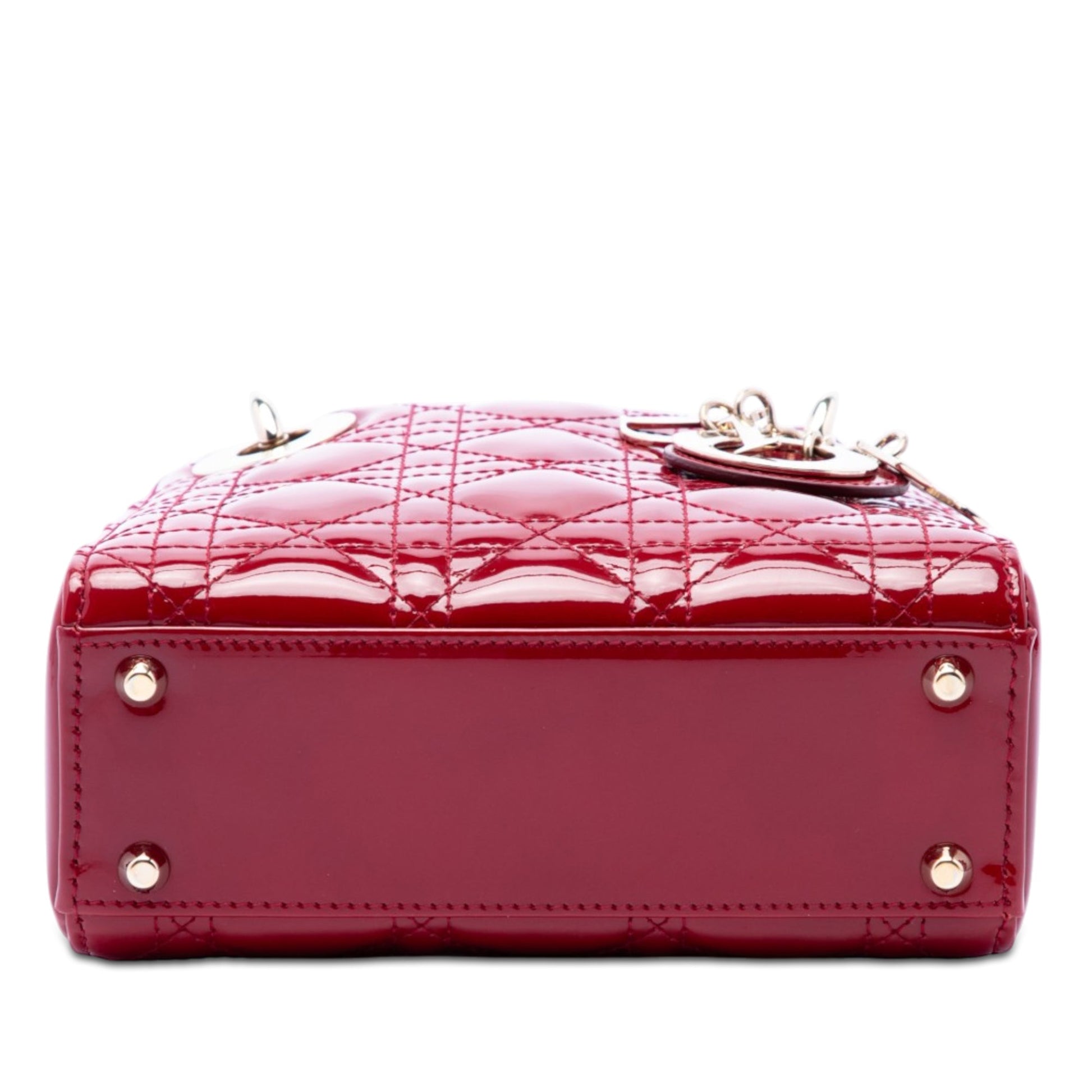 Dior Mini Patent Cannage Lady Dior
