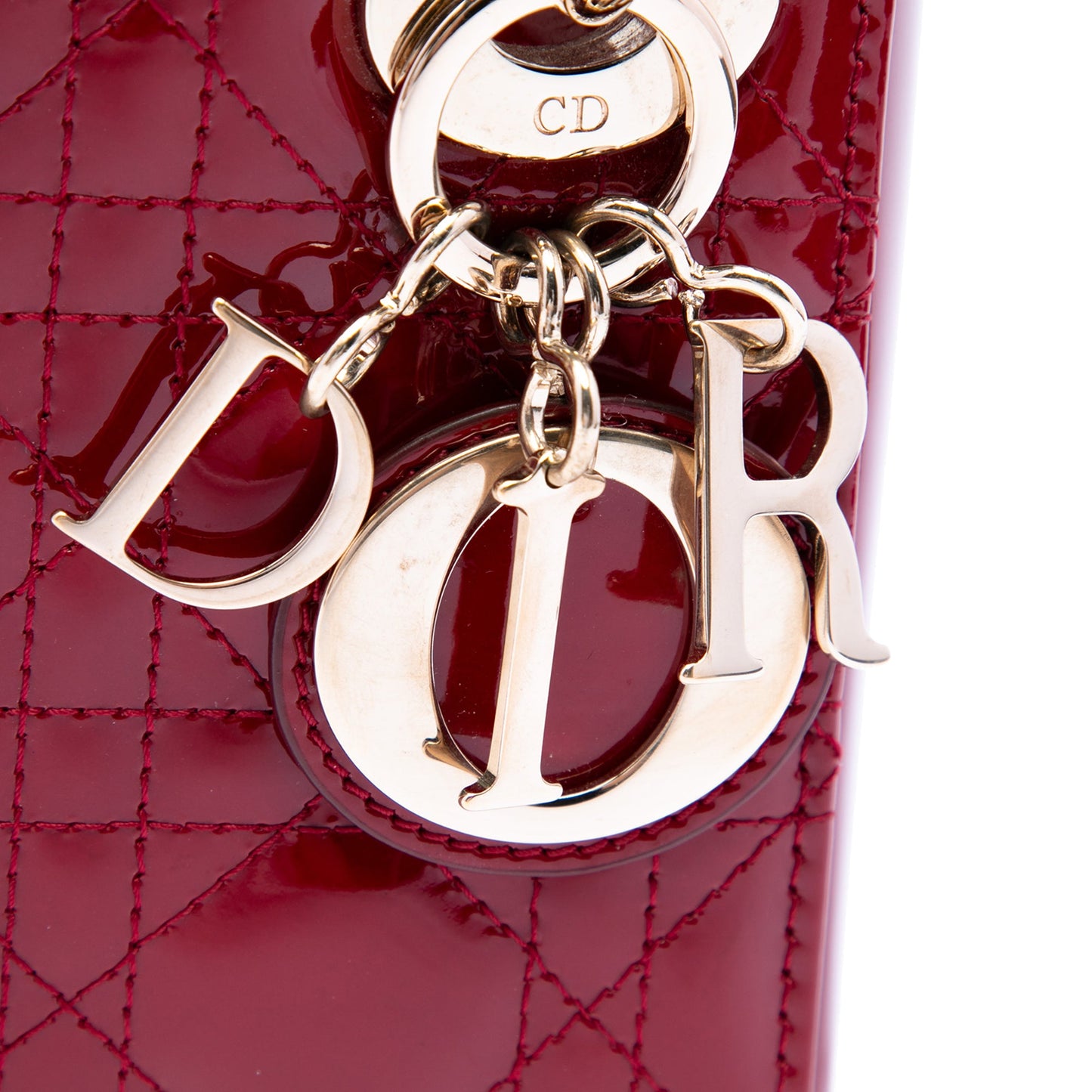 Dior Mini Patent Cannage Lady Dior