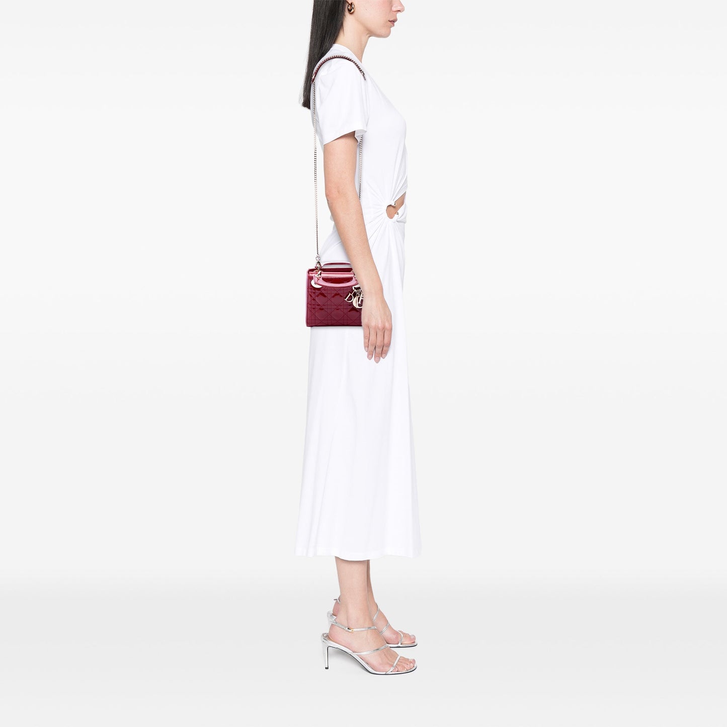 Dior Mini Patent Cannage Lady Dior