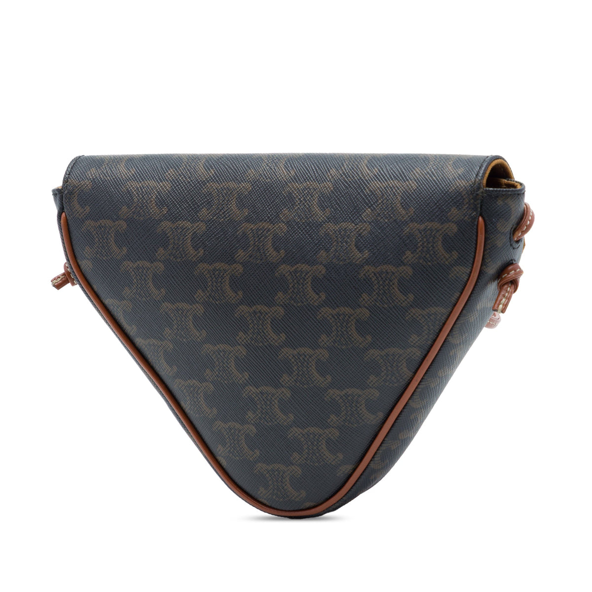 Celine Triomphe Coated Canvas Logo Triangle Crossbody