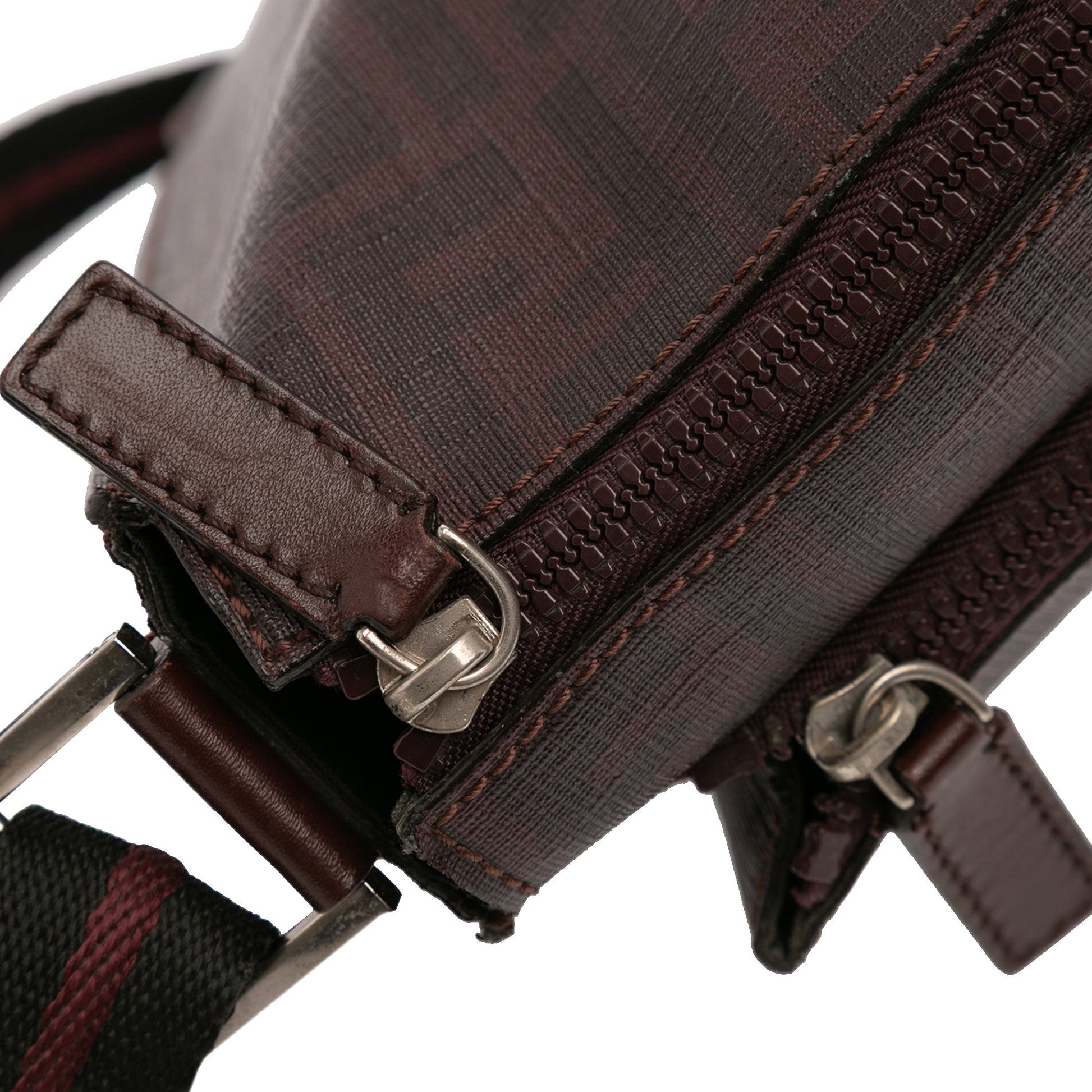 Fendi Zucca Coated Canvas Crossbody