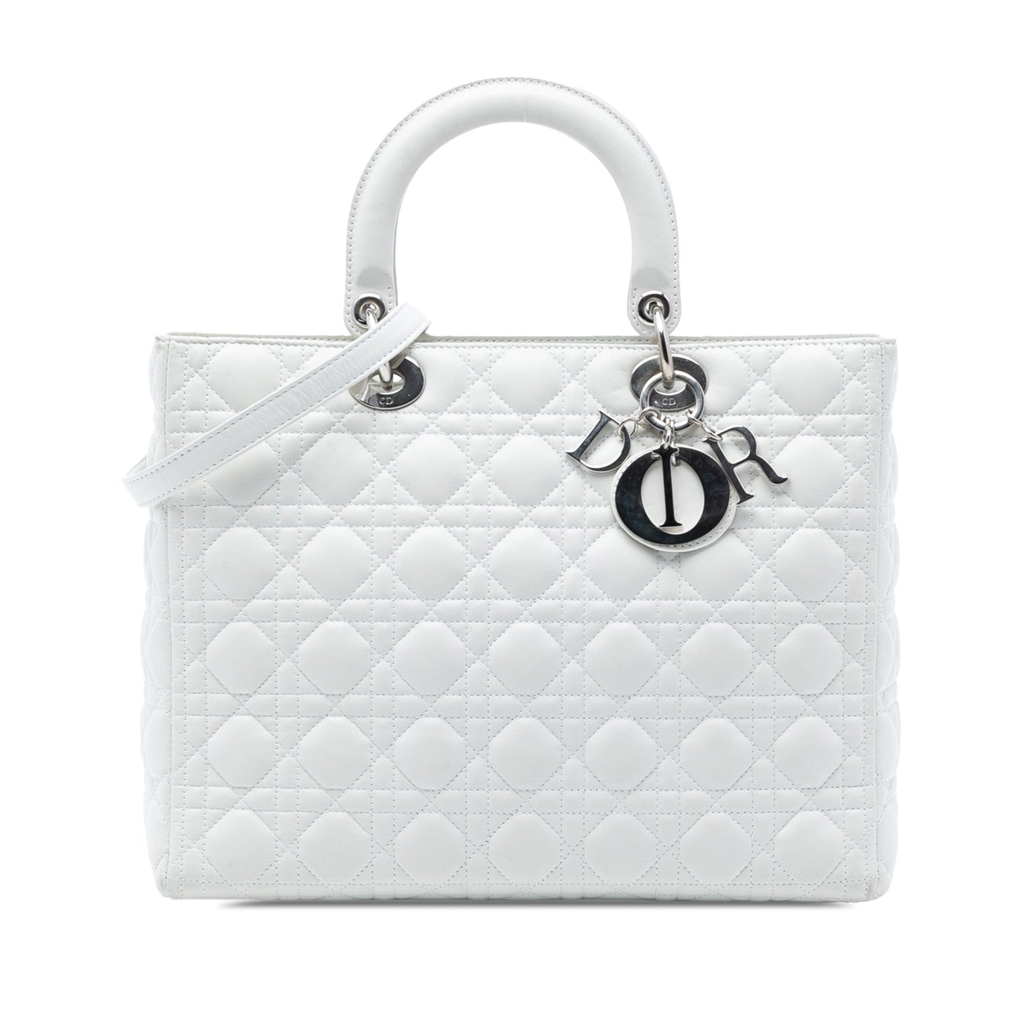 Dior Large Lambskin Cannage Lady Dior