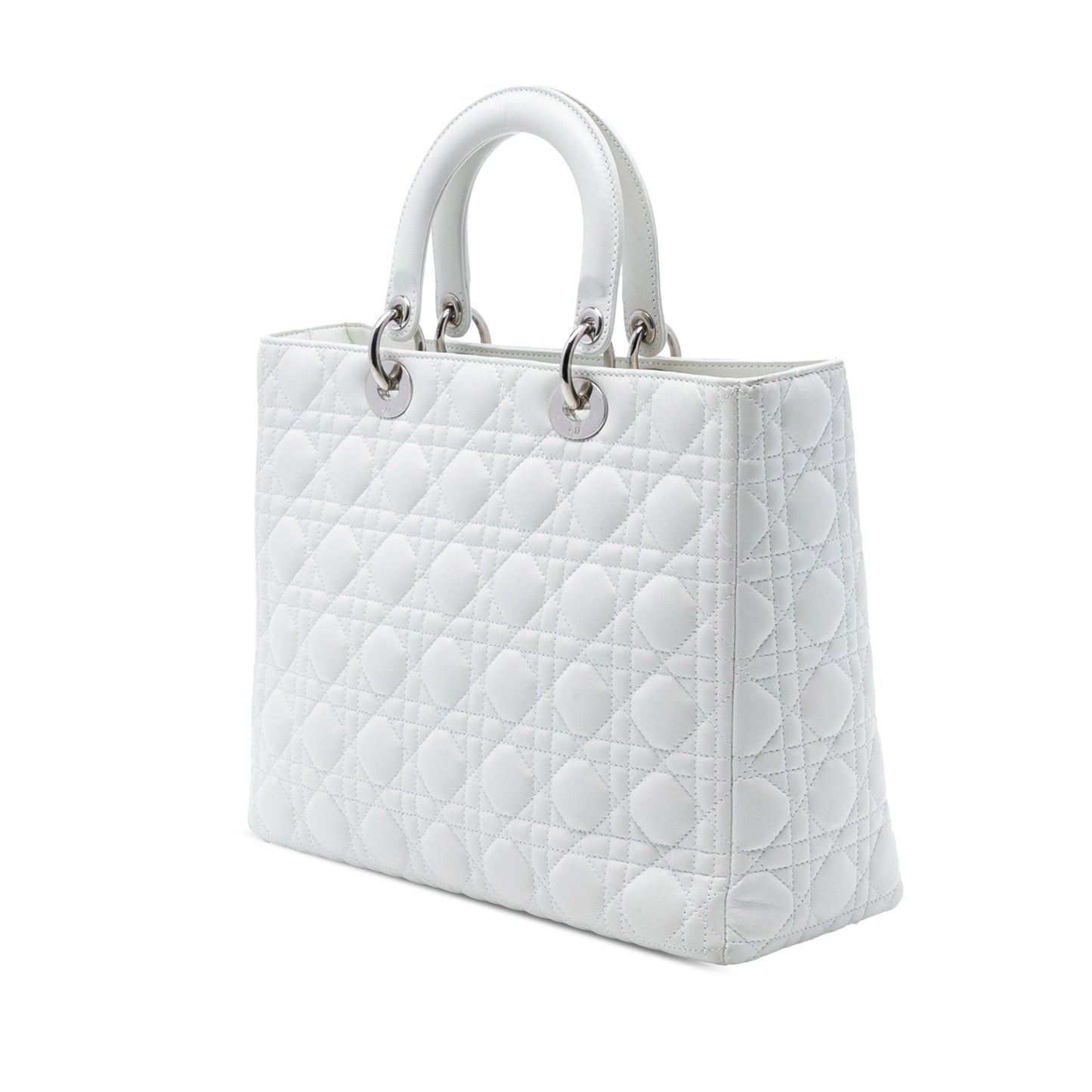 Dior Large Lambskin Cannage Lady Dior