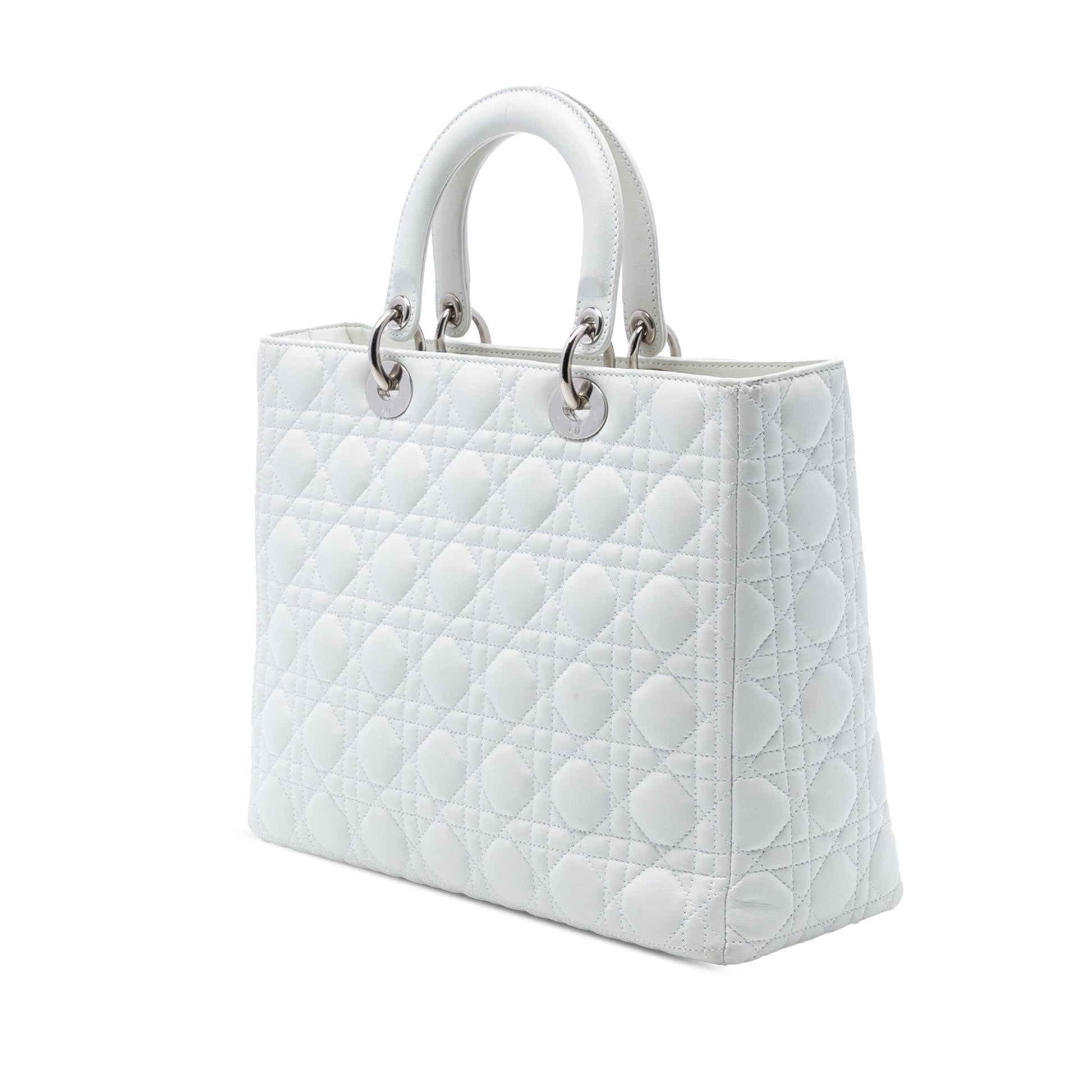 Dior Large Lambskin Cannage Lady Dior