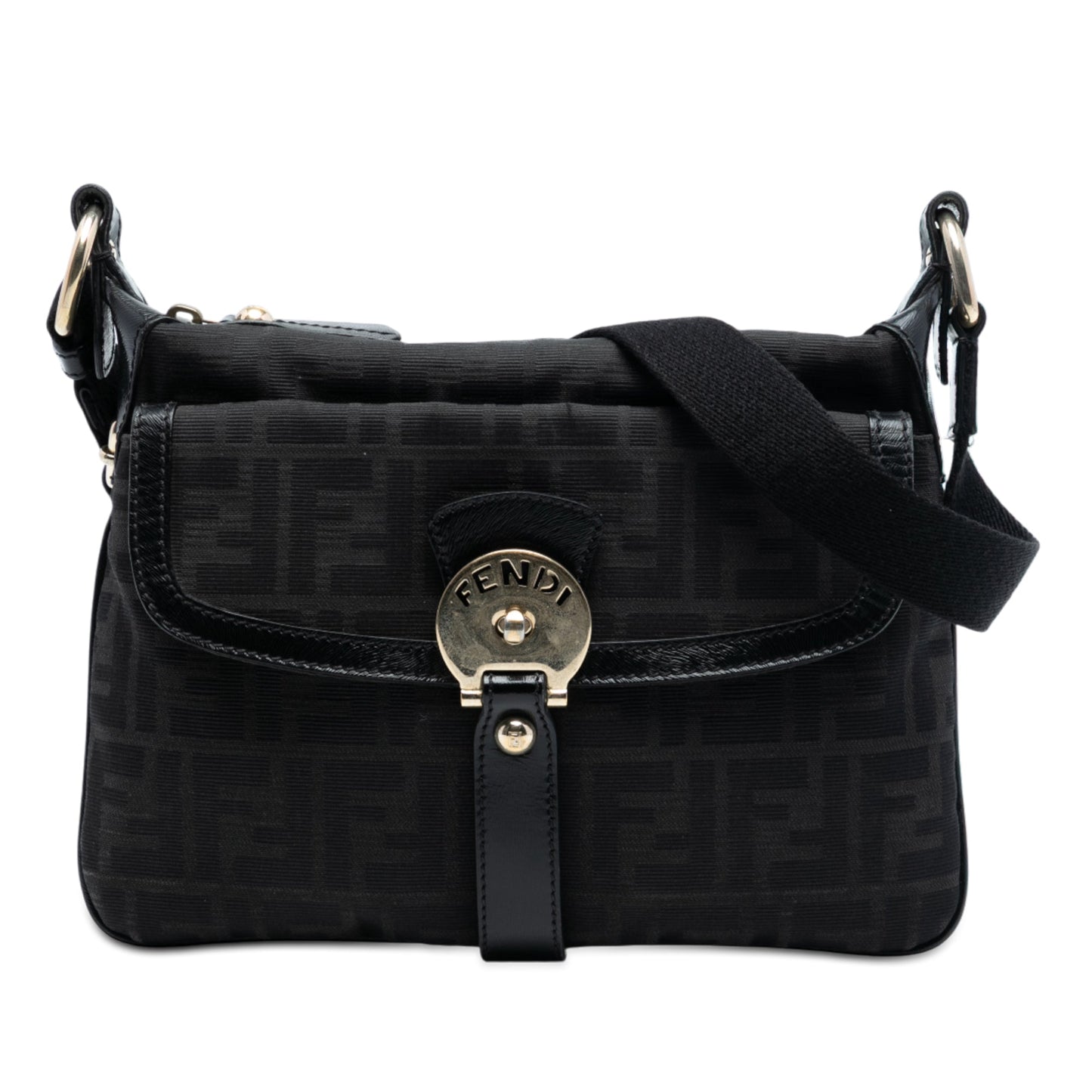 Fendi Zucca Canvas Chef Zip Crossbody