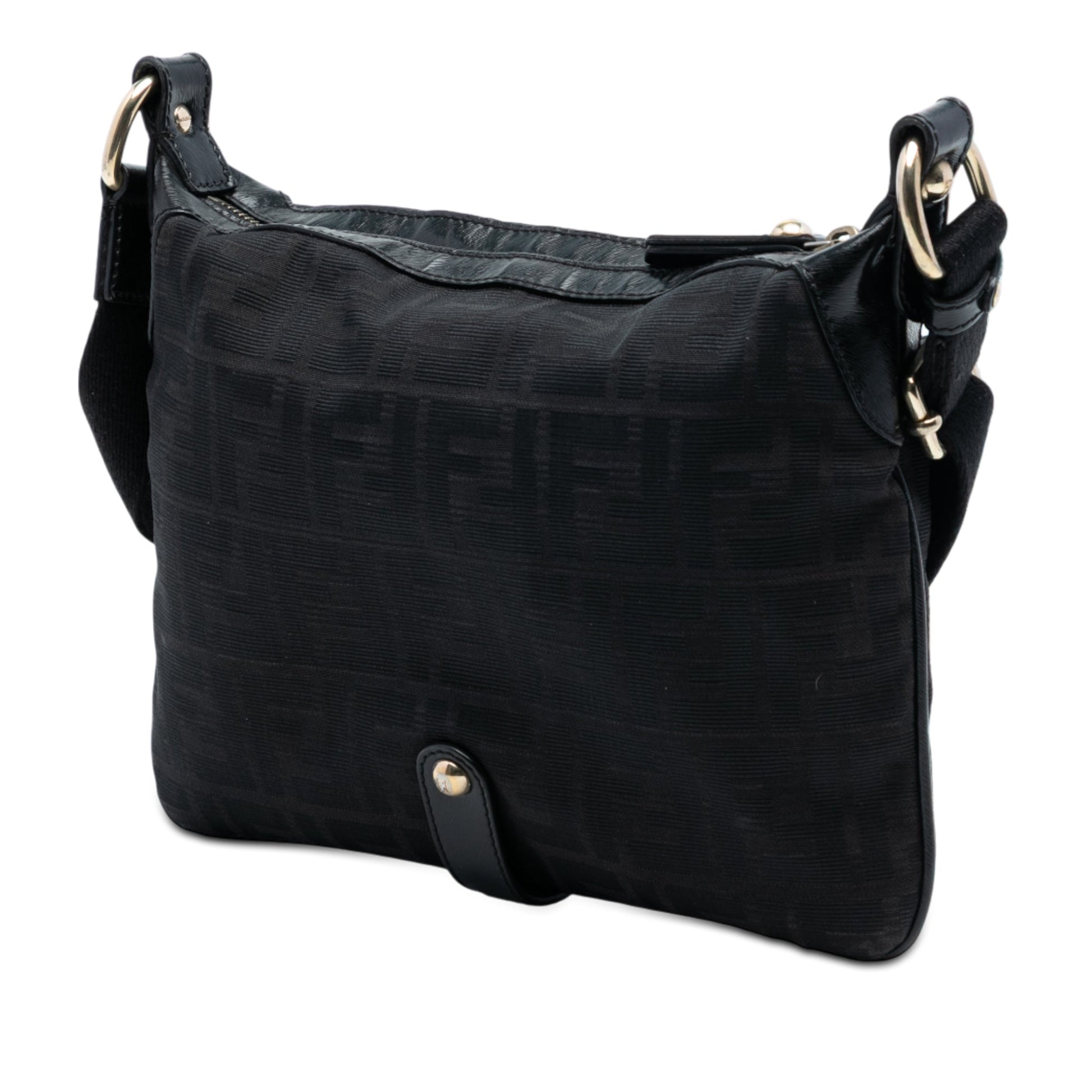 Fendi Zucca Canvas Chef Zip Crossbody