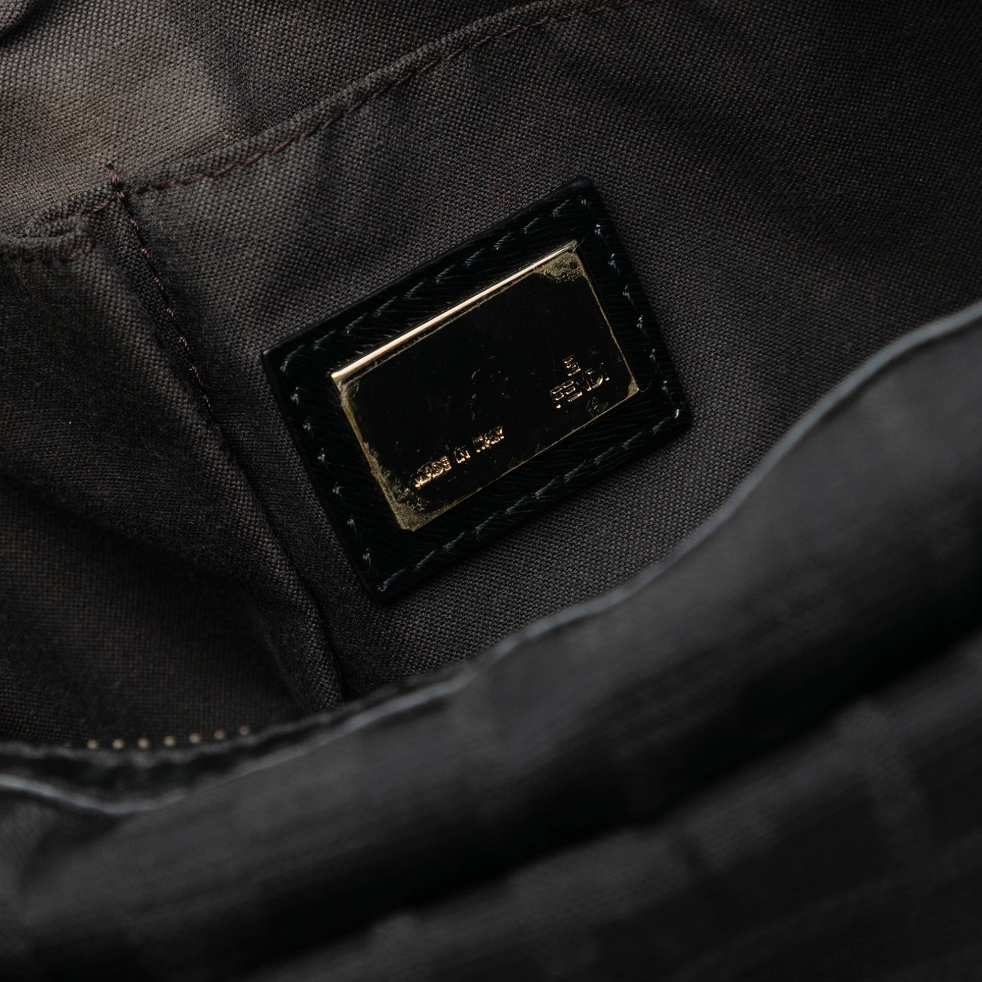 Fendi Zucca Canvas Chef Zip Crossbody