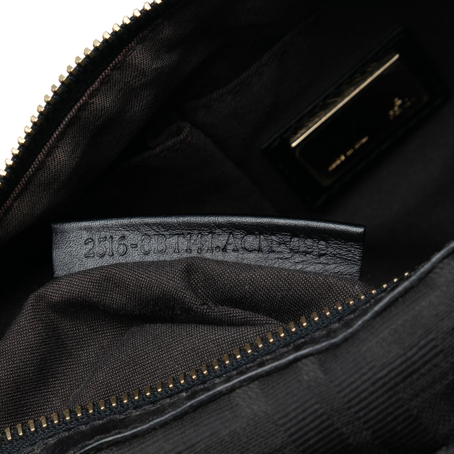 Fendi Zucca Canvas Chef Zip Crossbody