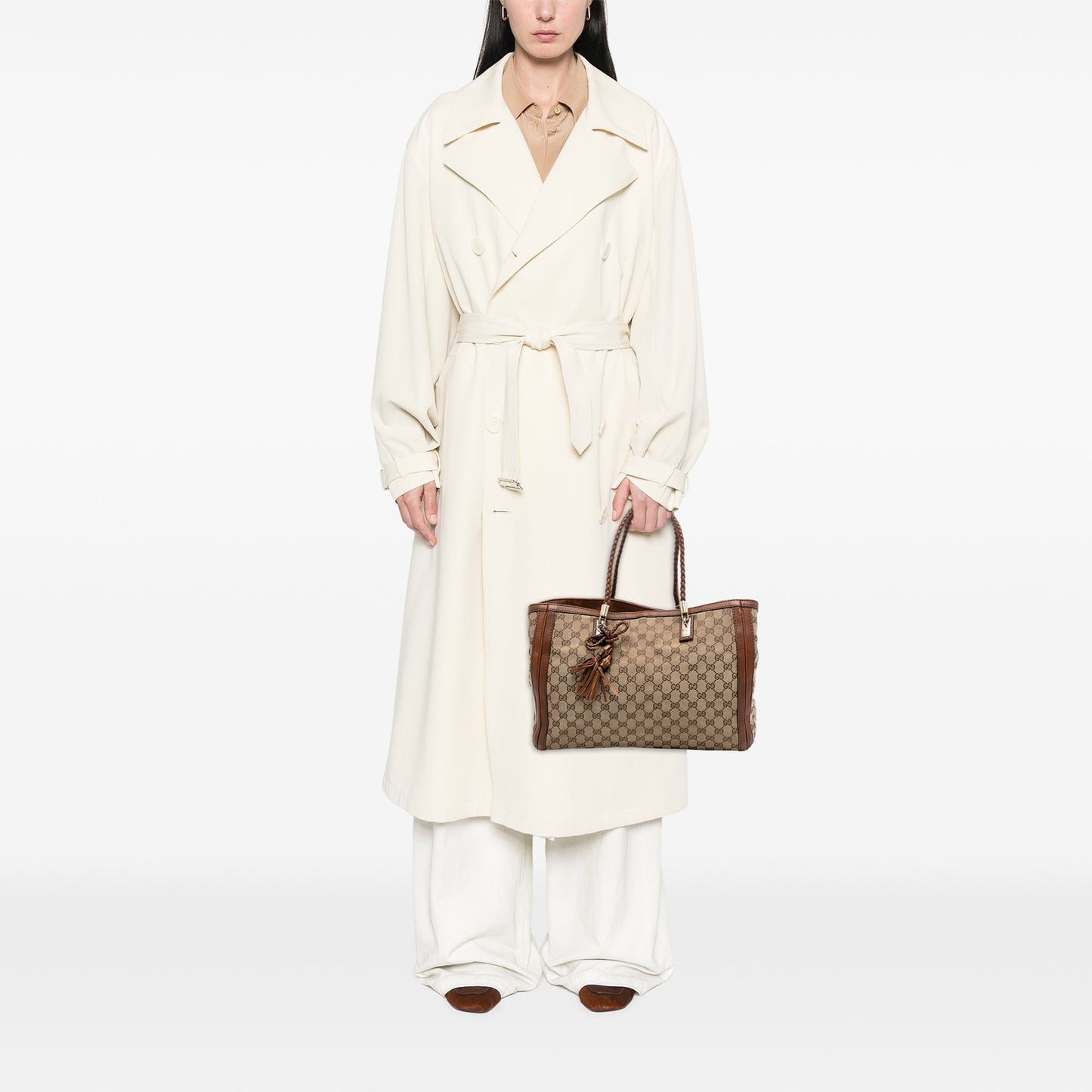 Gucci Medium GG Canvas Bella Tote