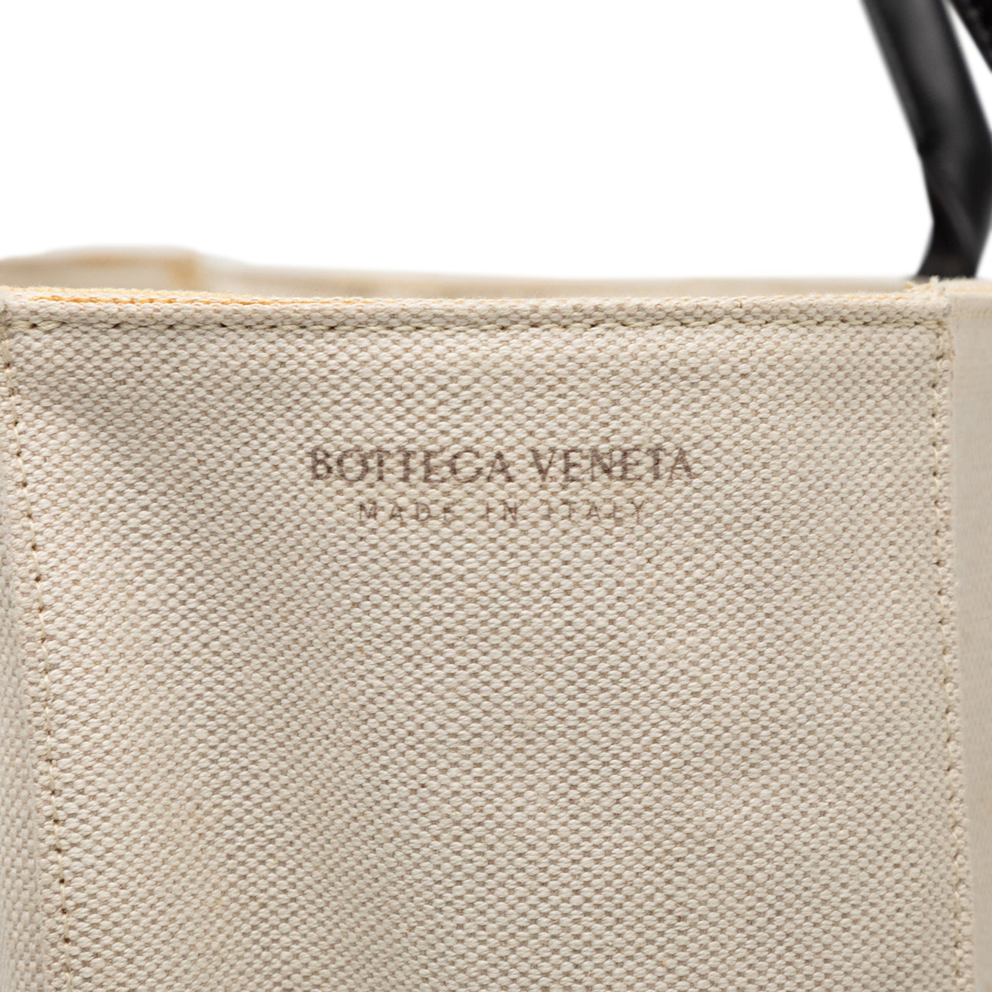 Bottega Veneta Medium Canvas Maxi Intrecciato Arco Tote