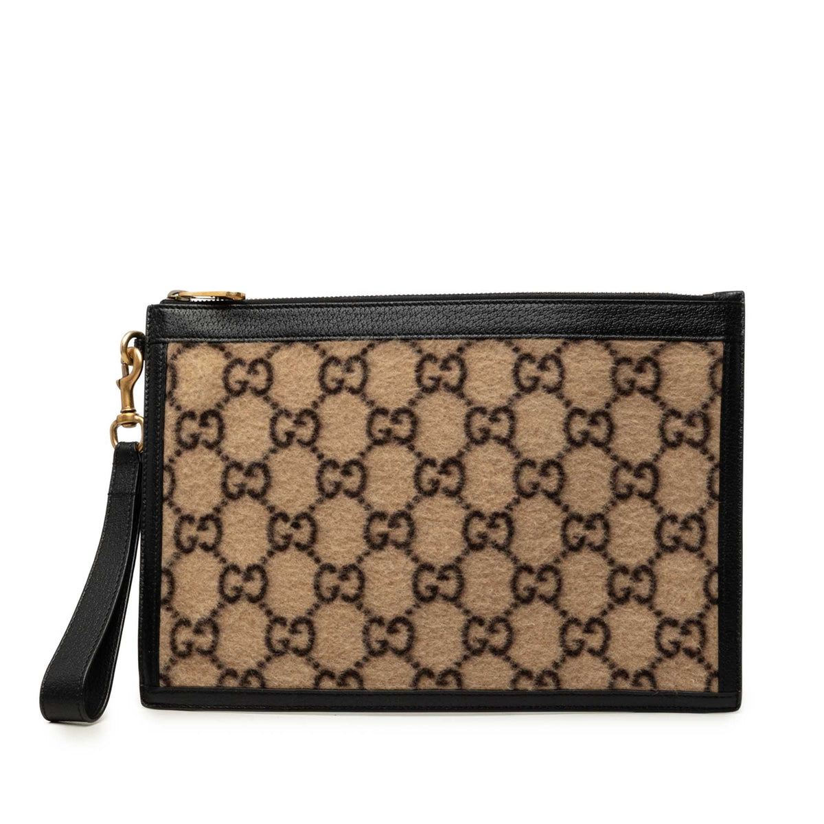 Gucci GG Wool Clutch