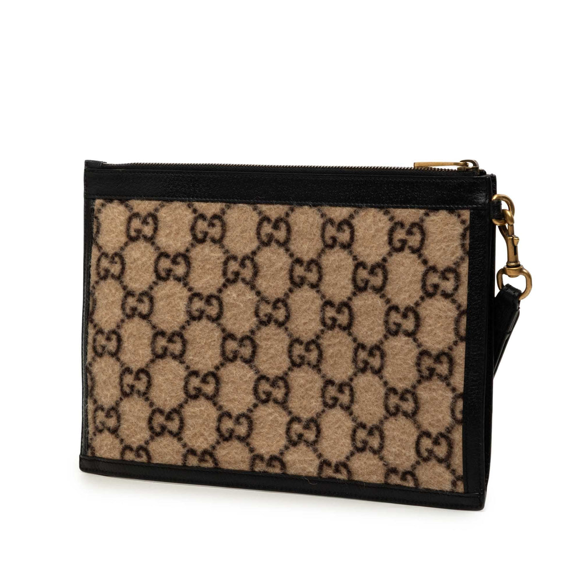 Gucci GG Wool Clutch
