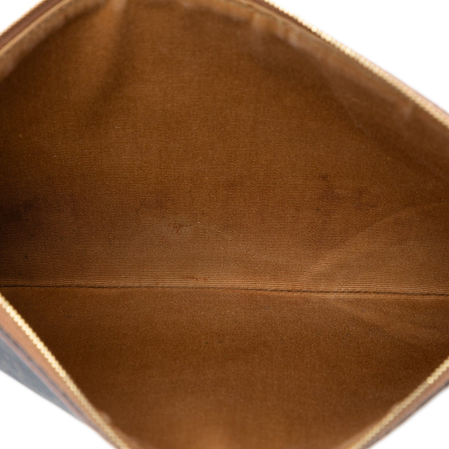 Celine Small Triomphe Coated Canvas Clutch