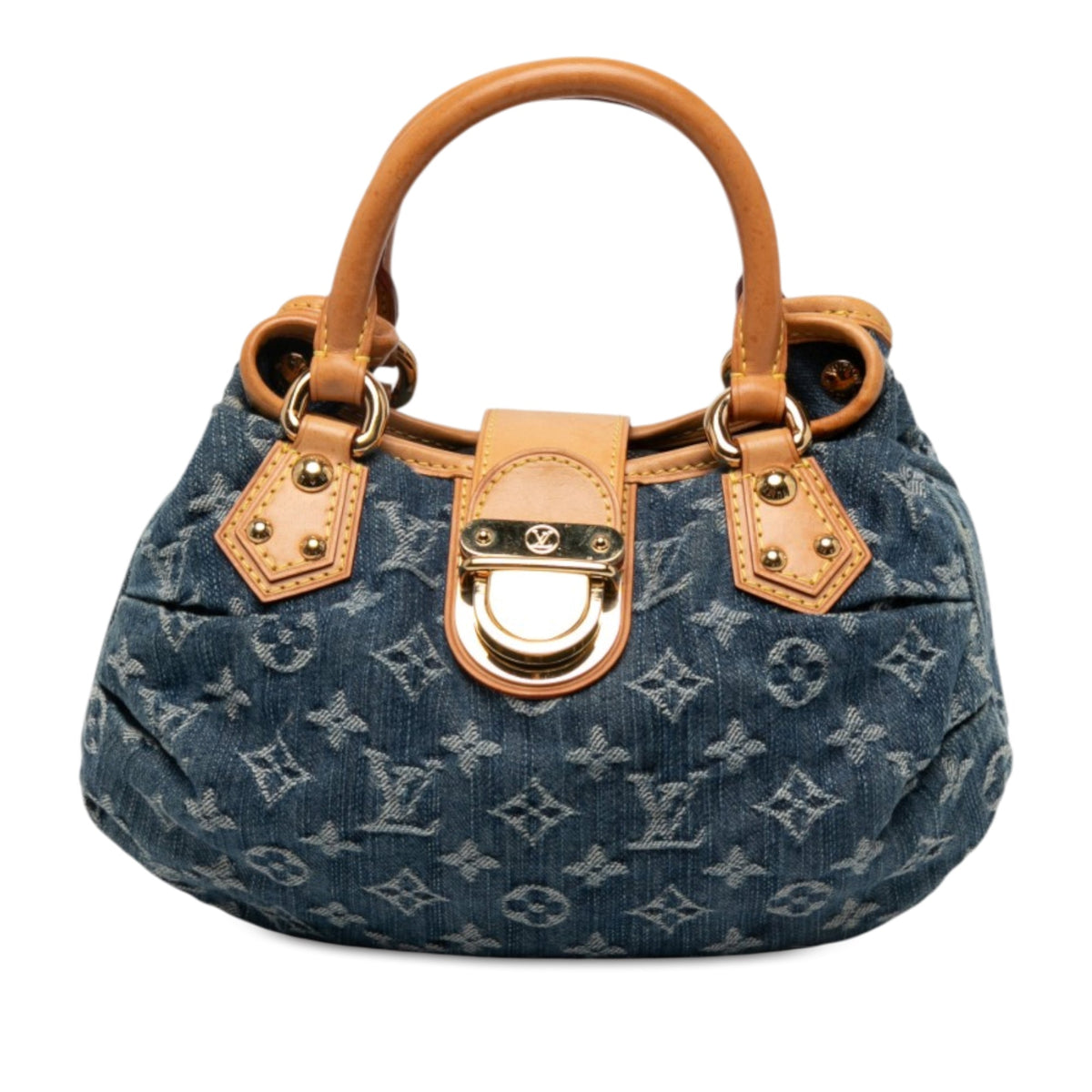 Louis Vuitton Monogram Denim Pleaty — Blue