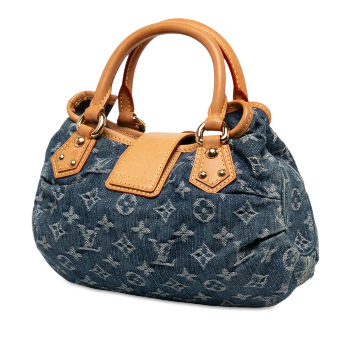 Louis Vuitton Monogram Denim Pleaty — Blue