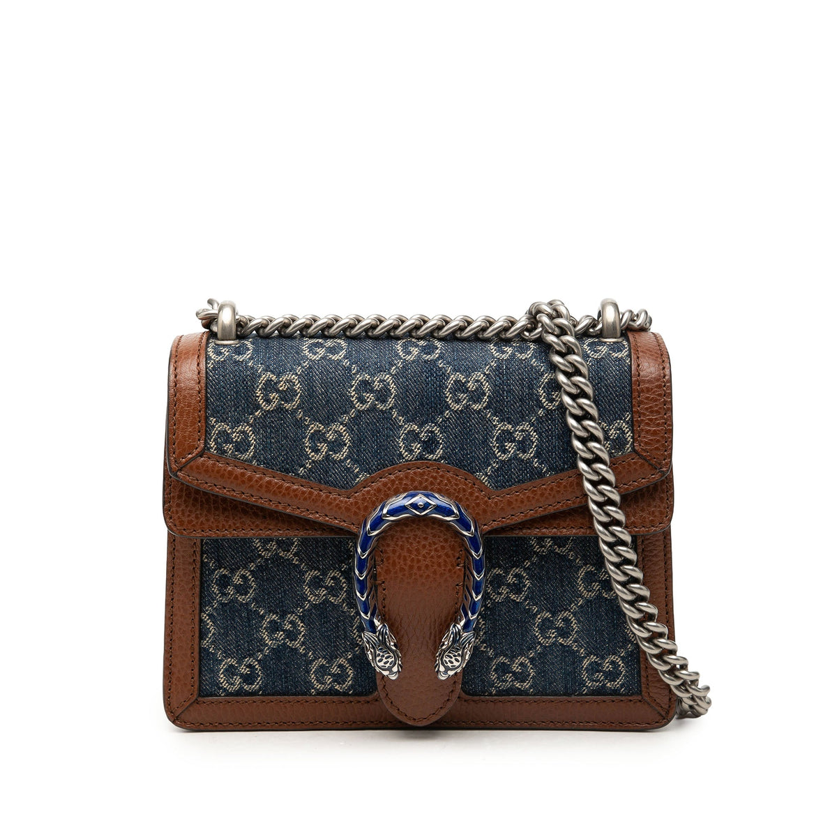 Gucci Small GG Denim Dionysus Crossbody