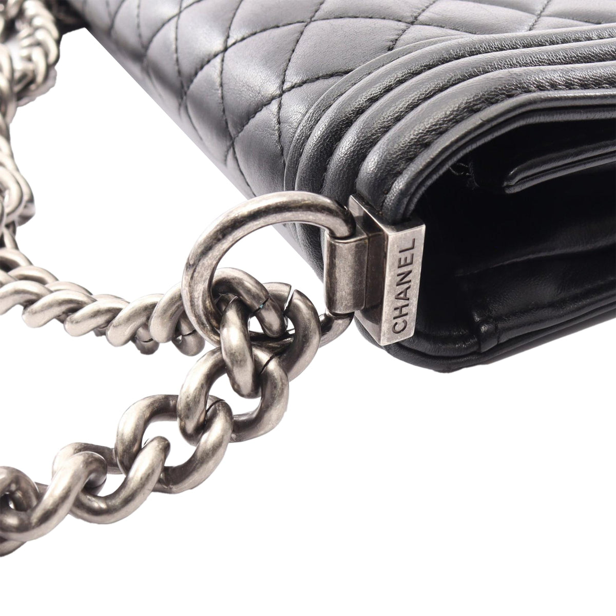 Chanel Large Quilted Lambskin Boy Flap