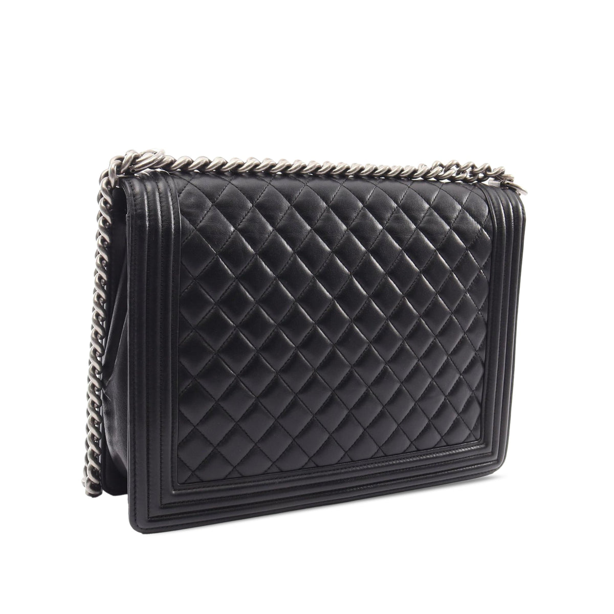Chanel Large Quilted Lambskin Boy Flap