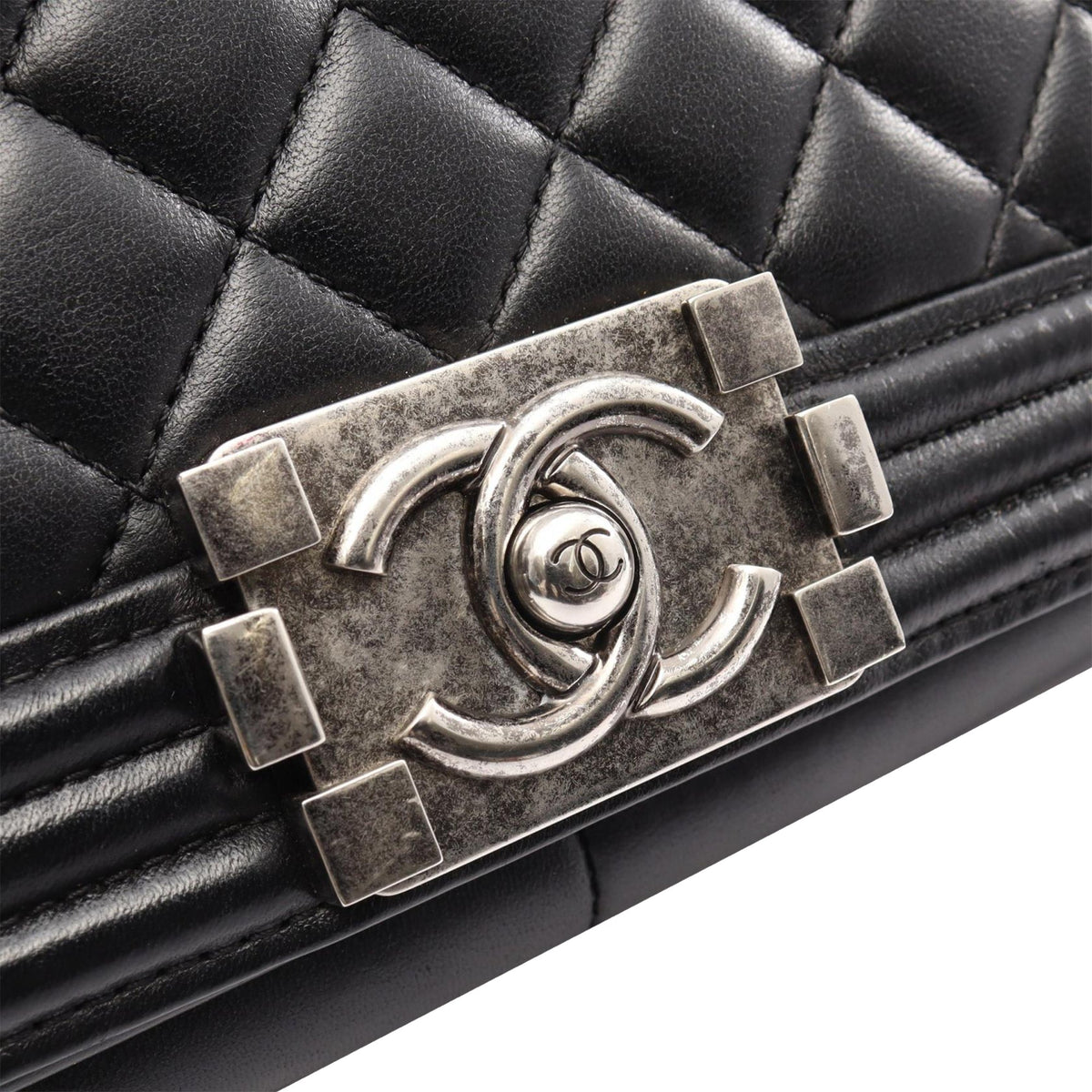 Chanel Large Quilted Lambskin Boy Flap