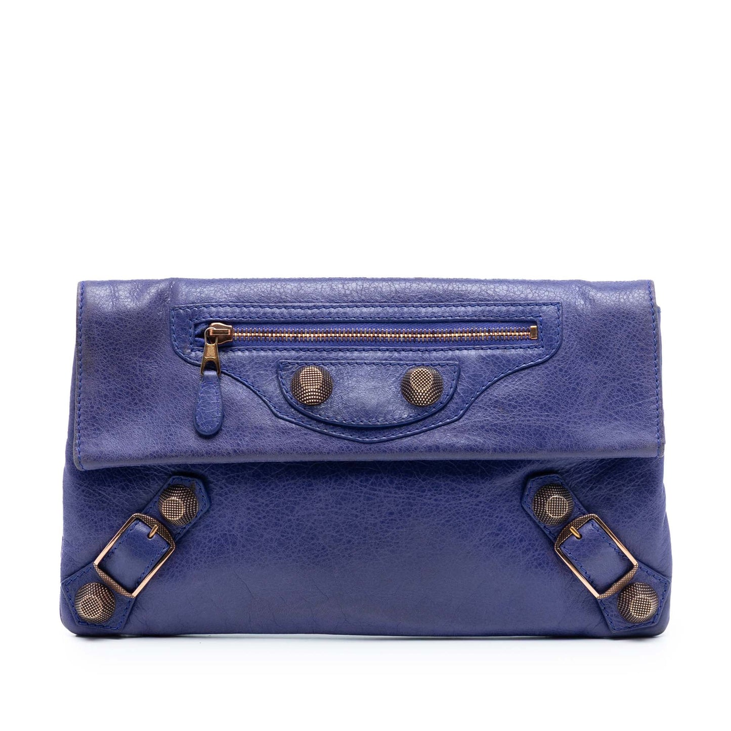 Balenciaga Lambskin Motocross Giant 21 Envelope Clutch