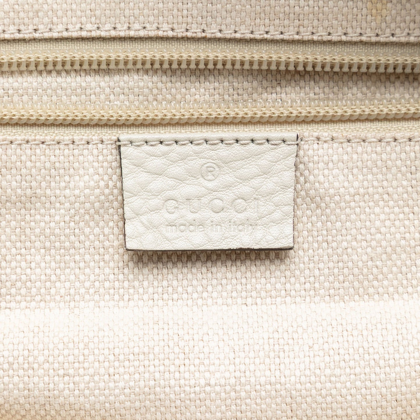 Gucci Leather Web Messenger Bag