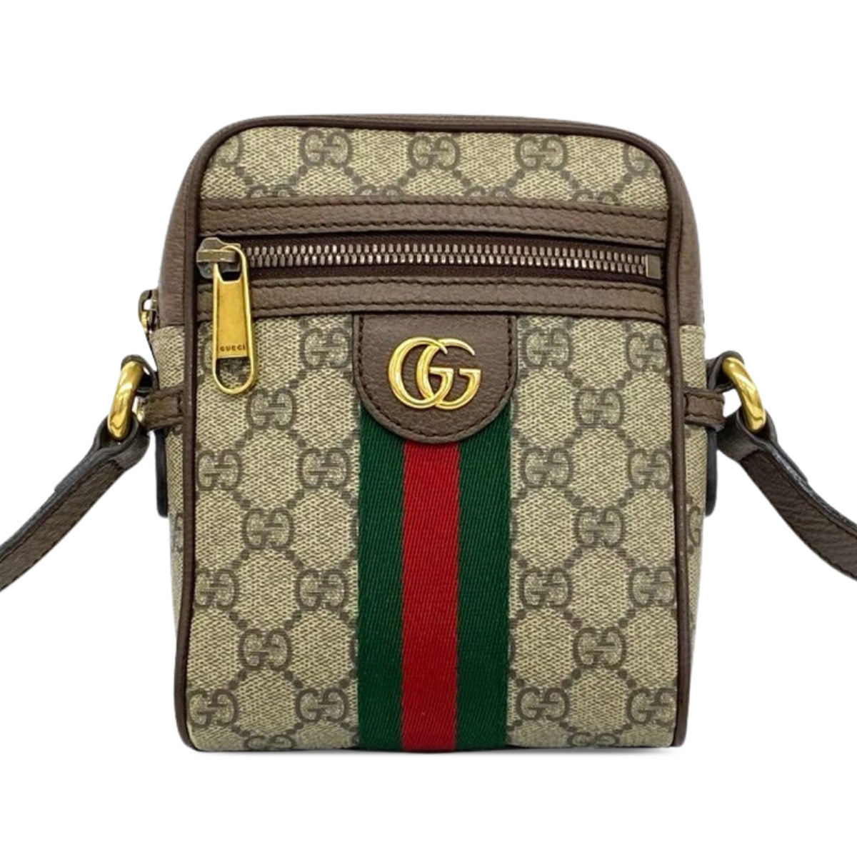 Gucci Mini GG Supreme Web Ophidia Messenger Bag
